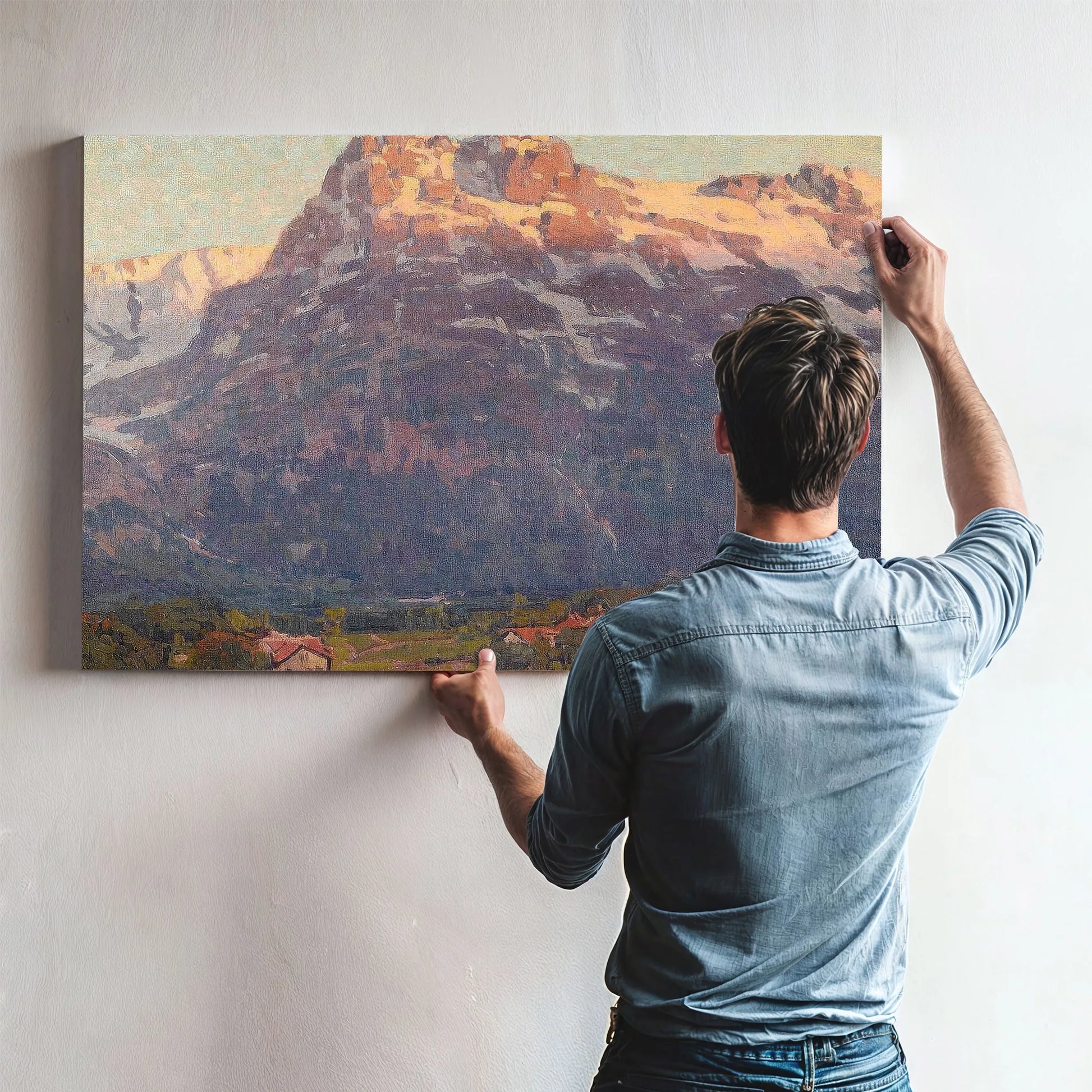 The Eiger At Grindelwald By Edgar Payne Fine Art Print