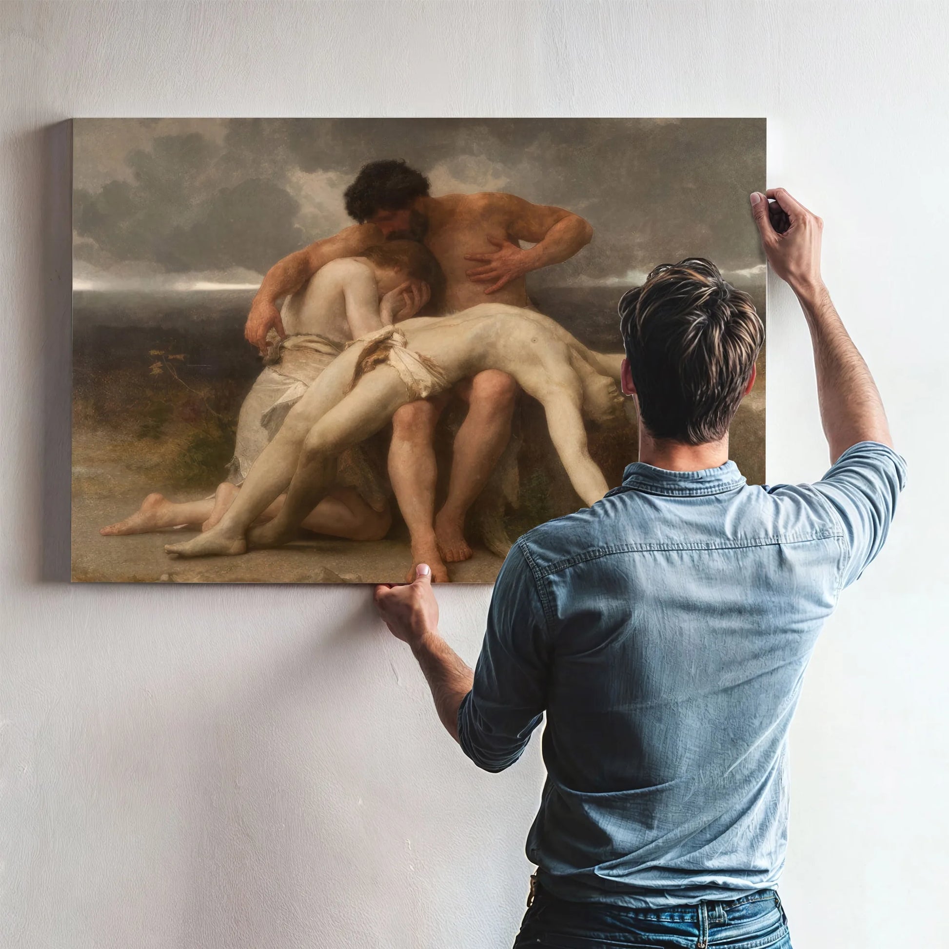 The First Mourning 1888 By William Adolphe Bouguereau Fine Art Print