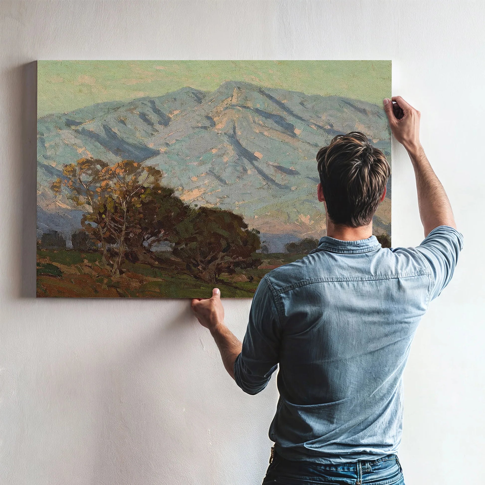 San Gabriel Mountains, 1921 By Edgar Payne Fine Art Print