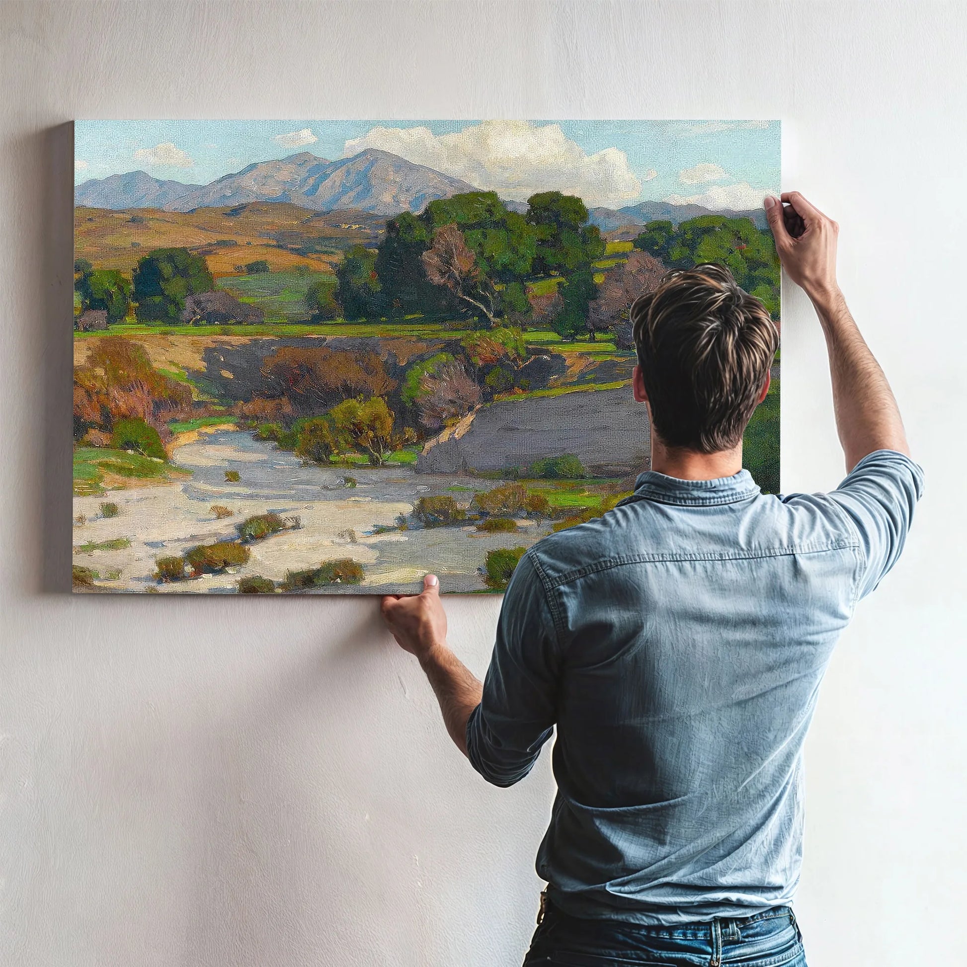 Saddleback Mountains Mission Viejo By William Wendt Fine Art Print