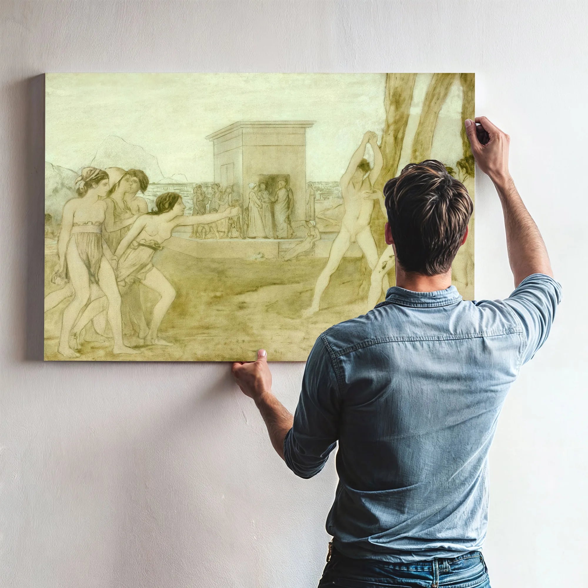 Young Spartans By Edgar Degas Fine Art Print