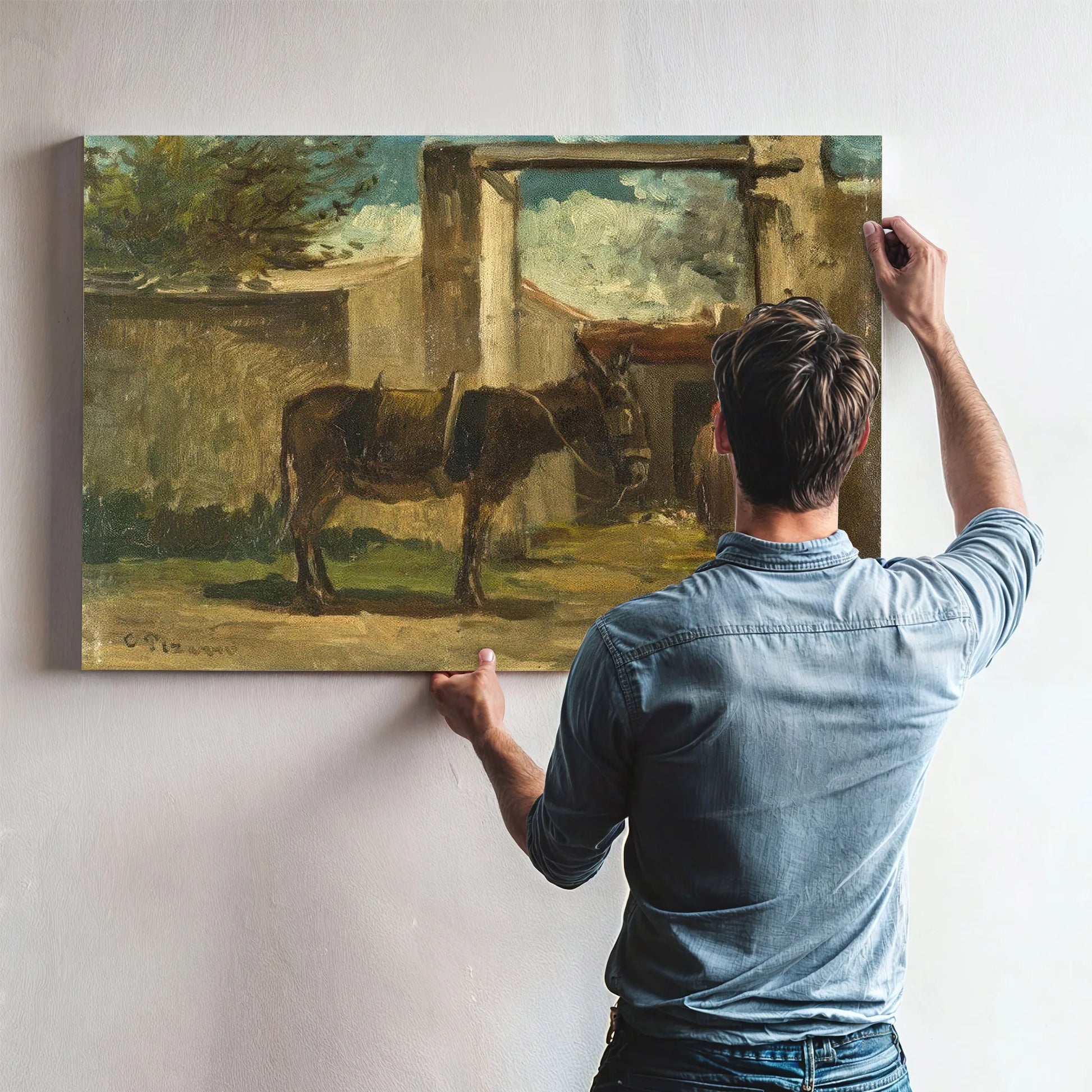 Paysage A Montmorency By Camille Pissarro Fine Art Print