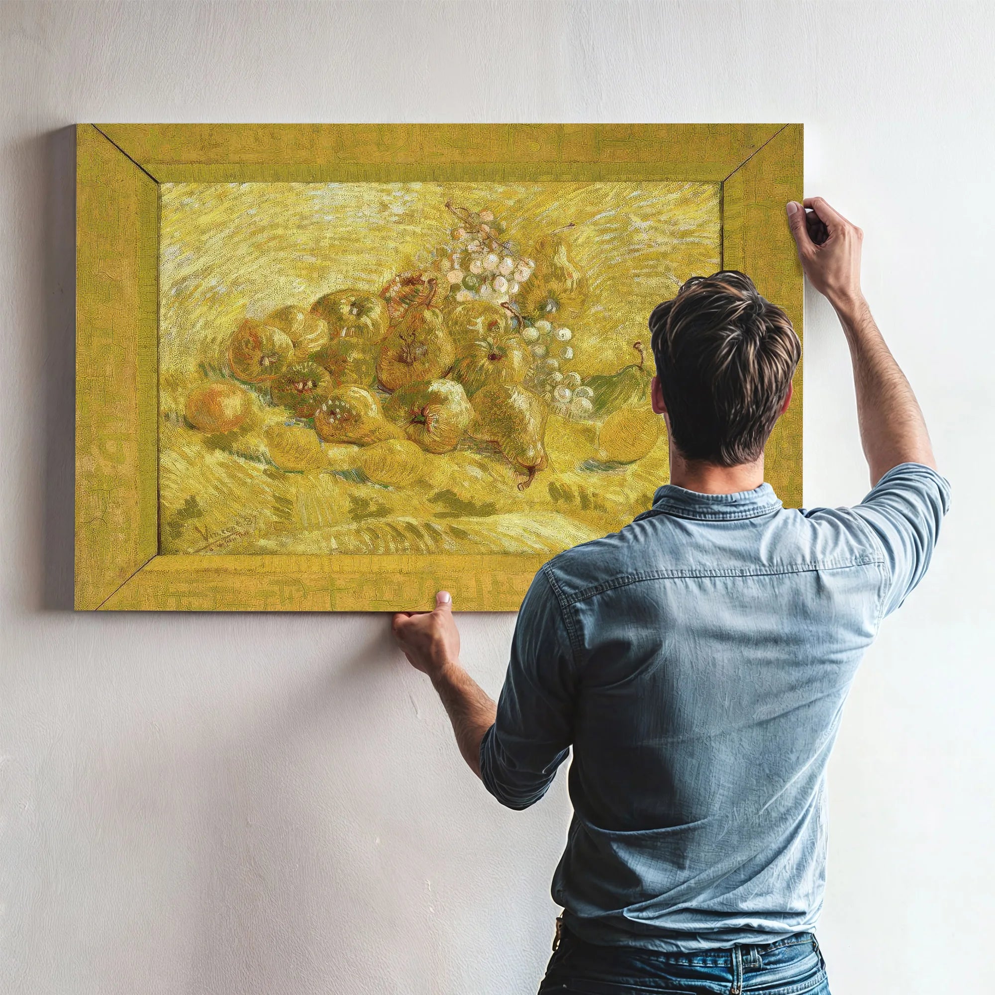 Quinces Lemons Pears And Grapes By Vincent Van Gogh Fine Art Print