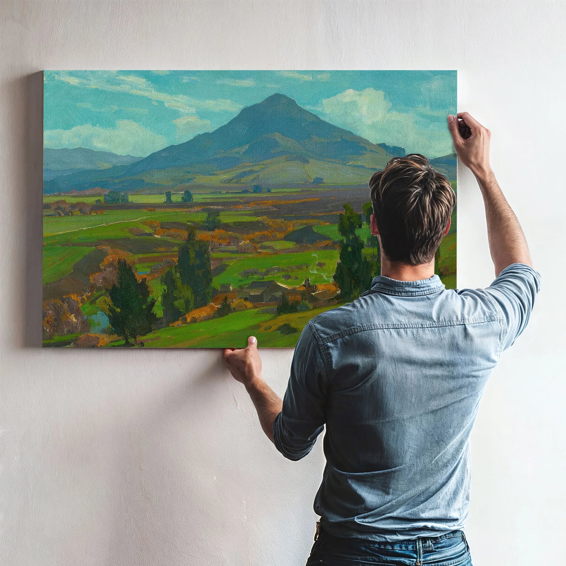 Landscape Near San Luis Obispo By William Wendt Fine Art Print
