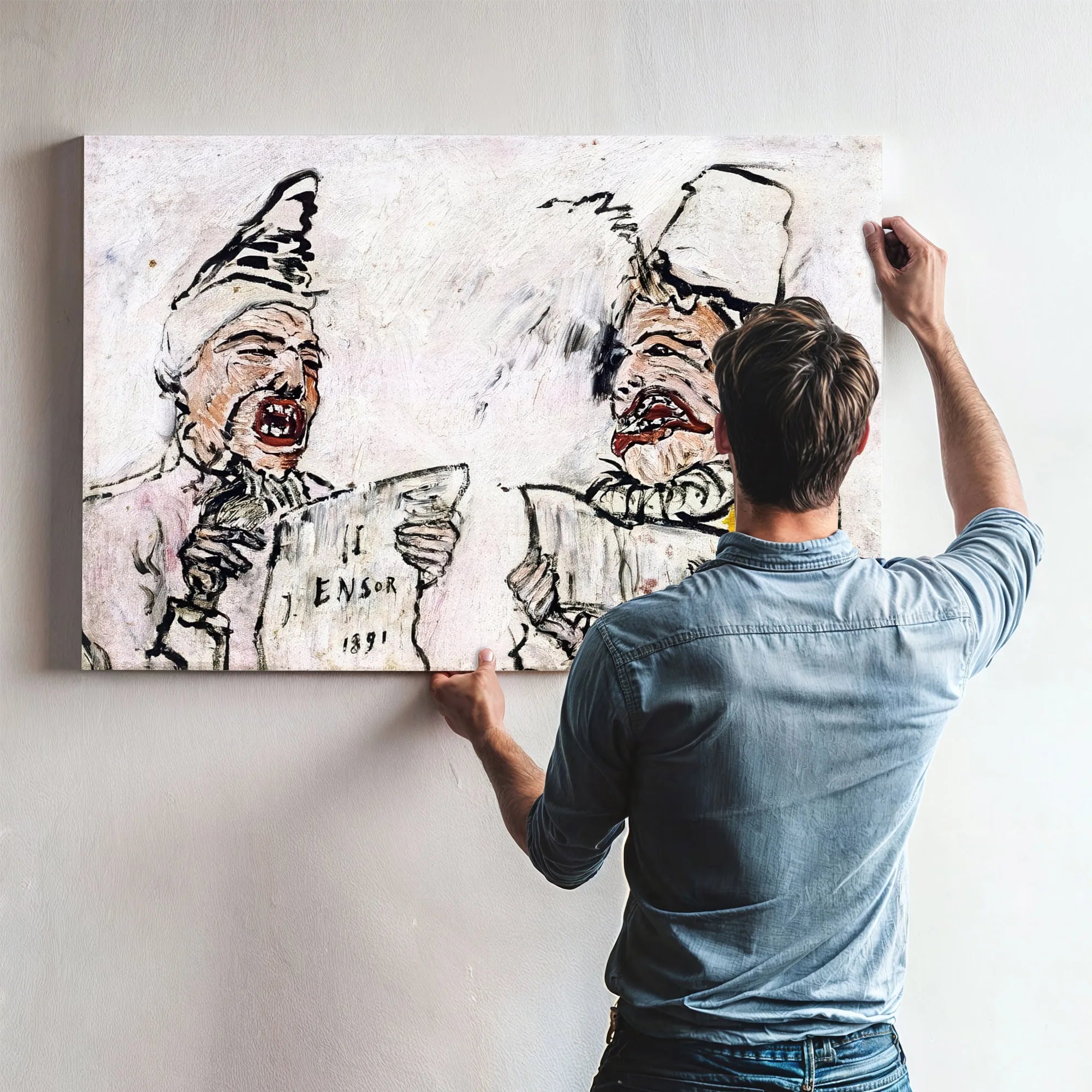 The Grotesque Singers By James Ensor Fine Art Print