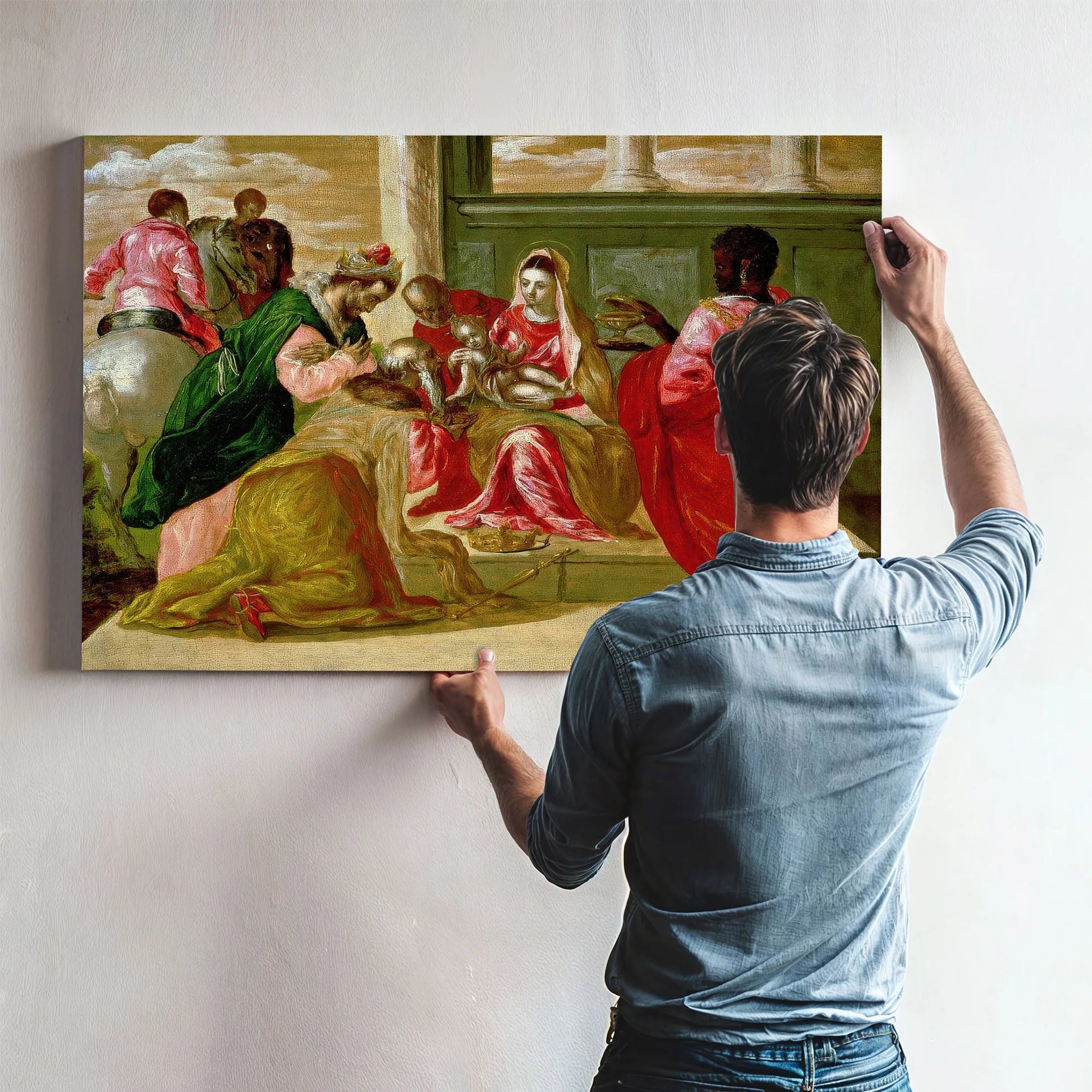 The Adoration Of The Magi By El Greco Fine Art Print