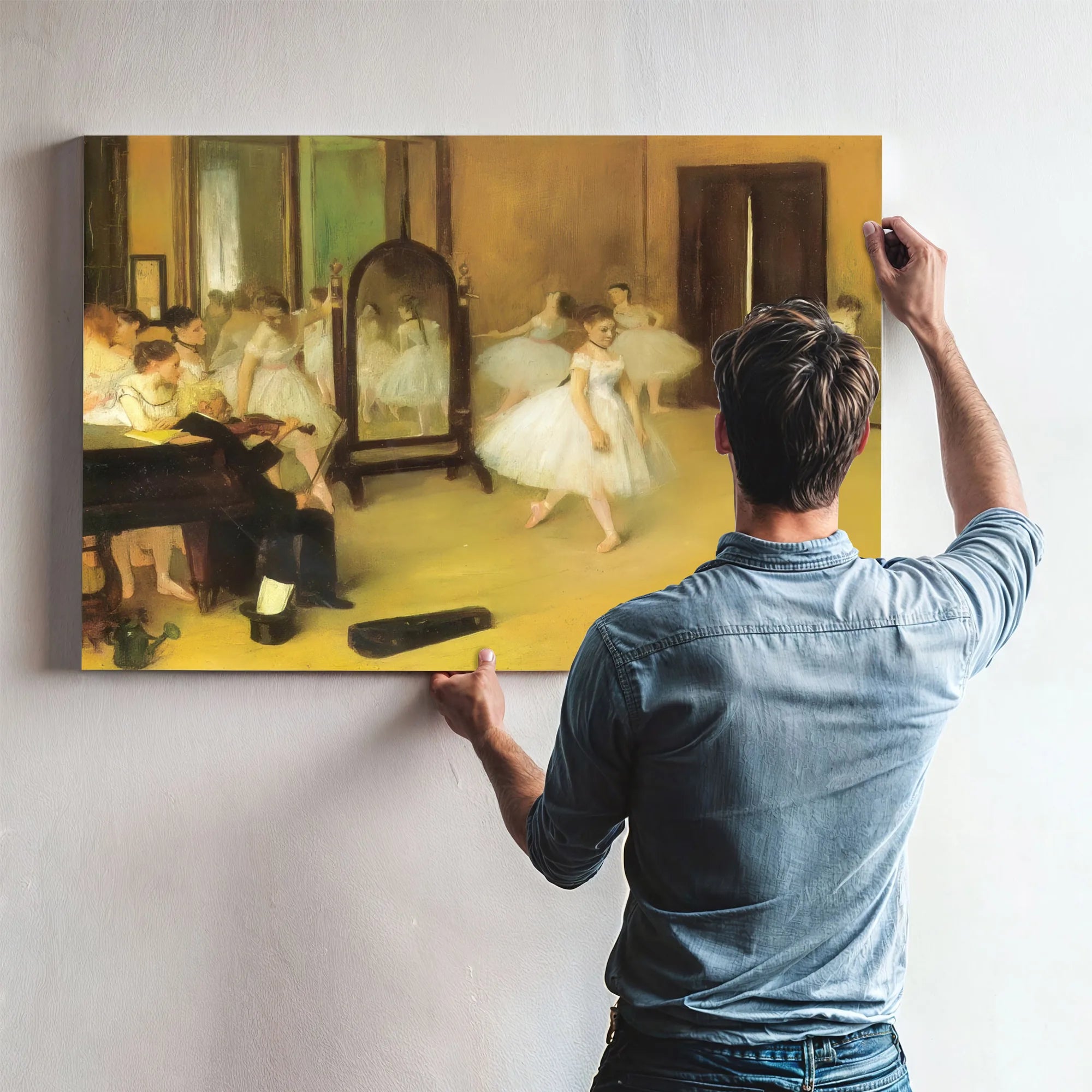 Dance Class By Edgar Degas Fine Art Print