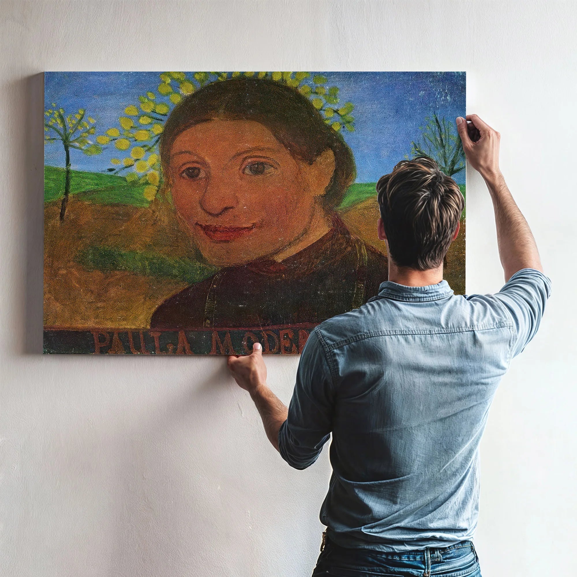 Self Portrait 3 By Paula Modersohn Becker Fine Art Print