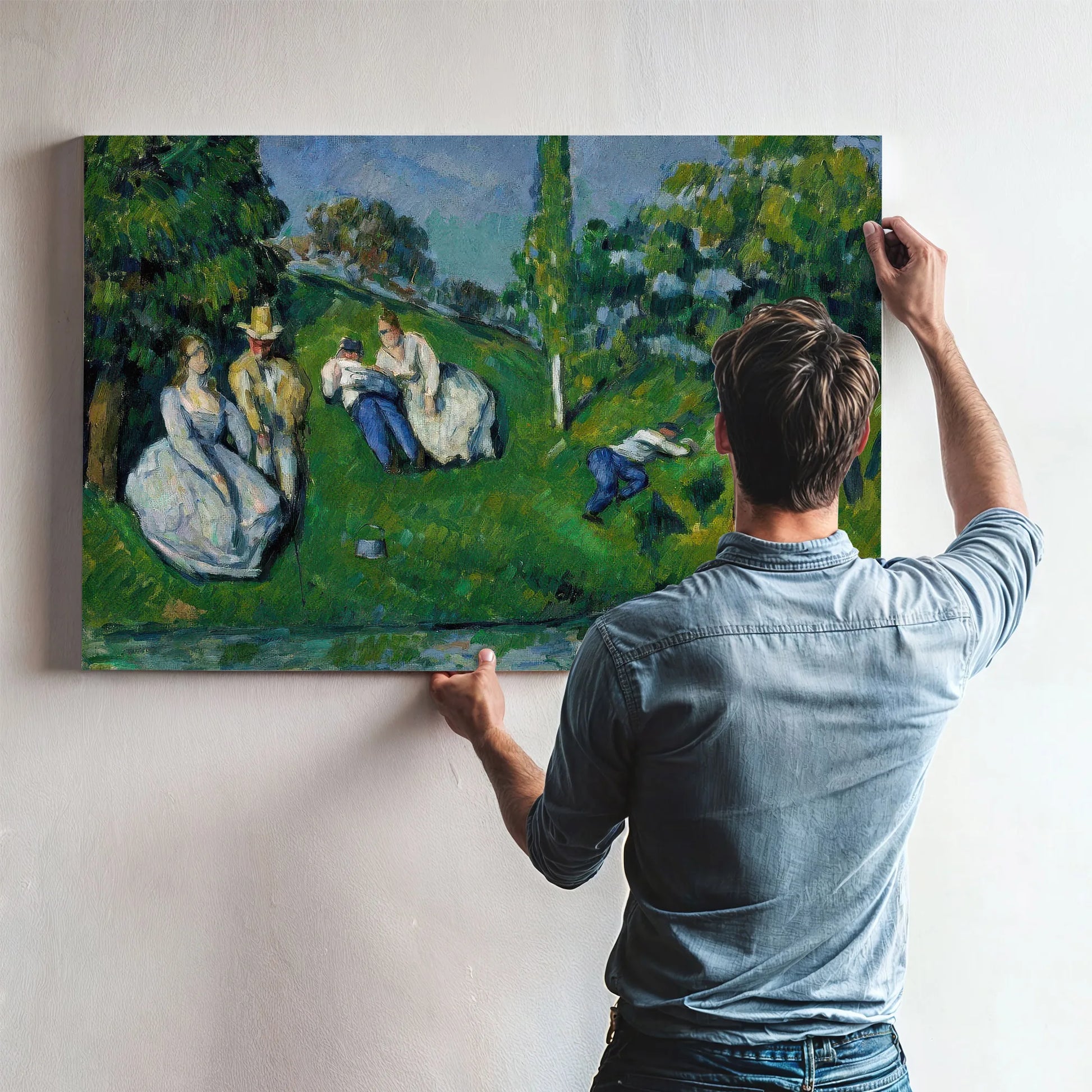 The Pond By Paul Cezanne Fine Art Print
