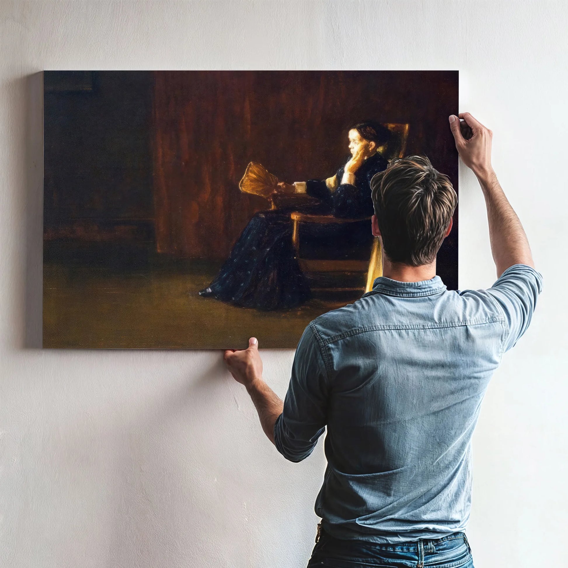 Portrait Of The Artist's Mother By Henry Ossawa Tanner Fine Art Print