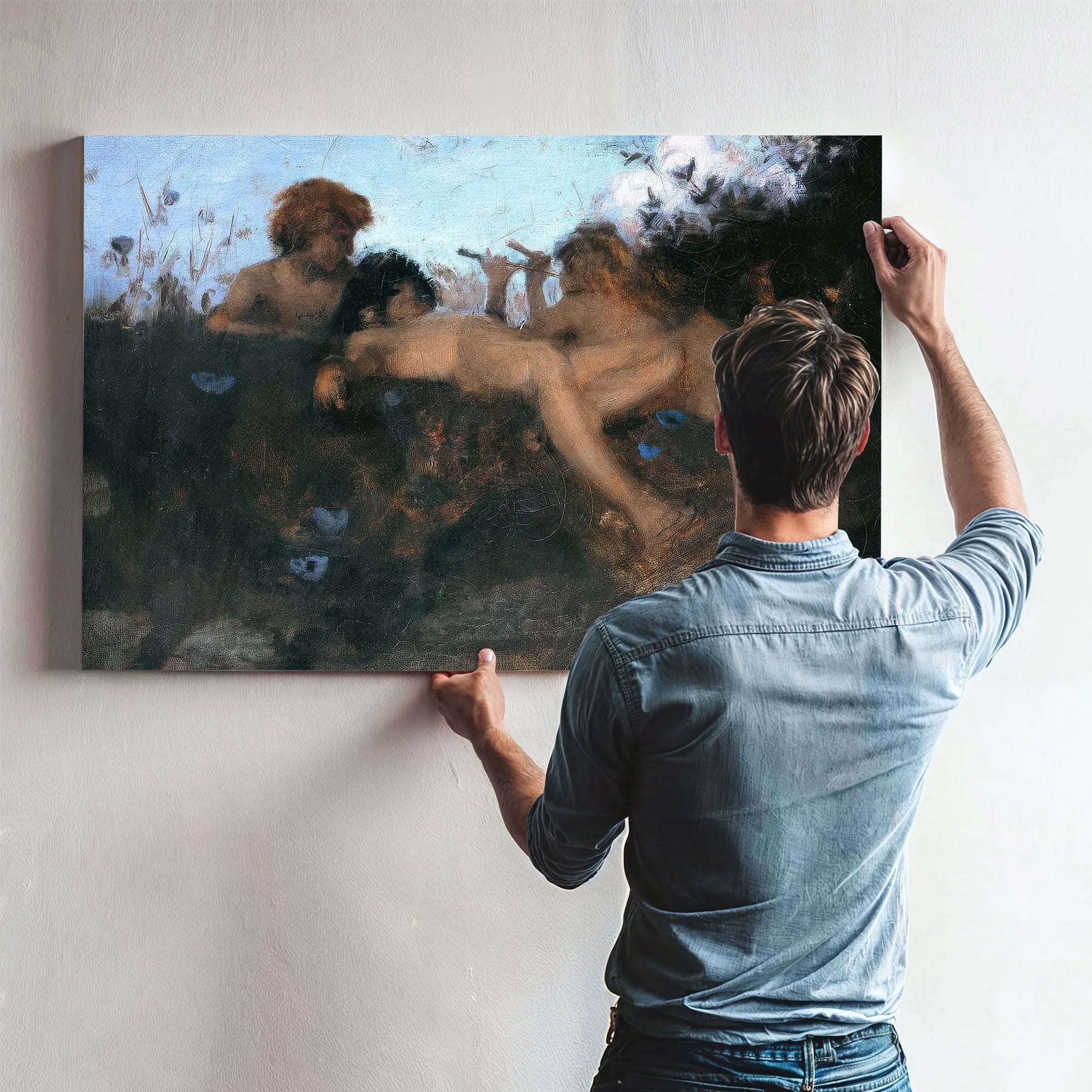 A Summer Idyl By John Singer Sargent Fine Art Print