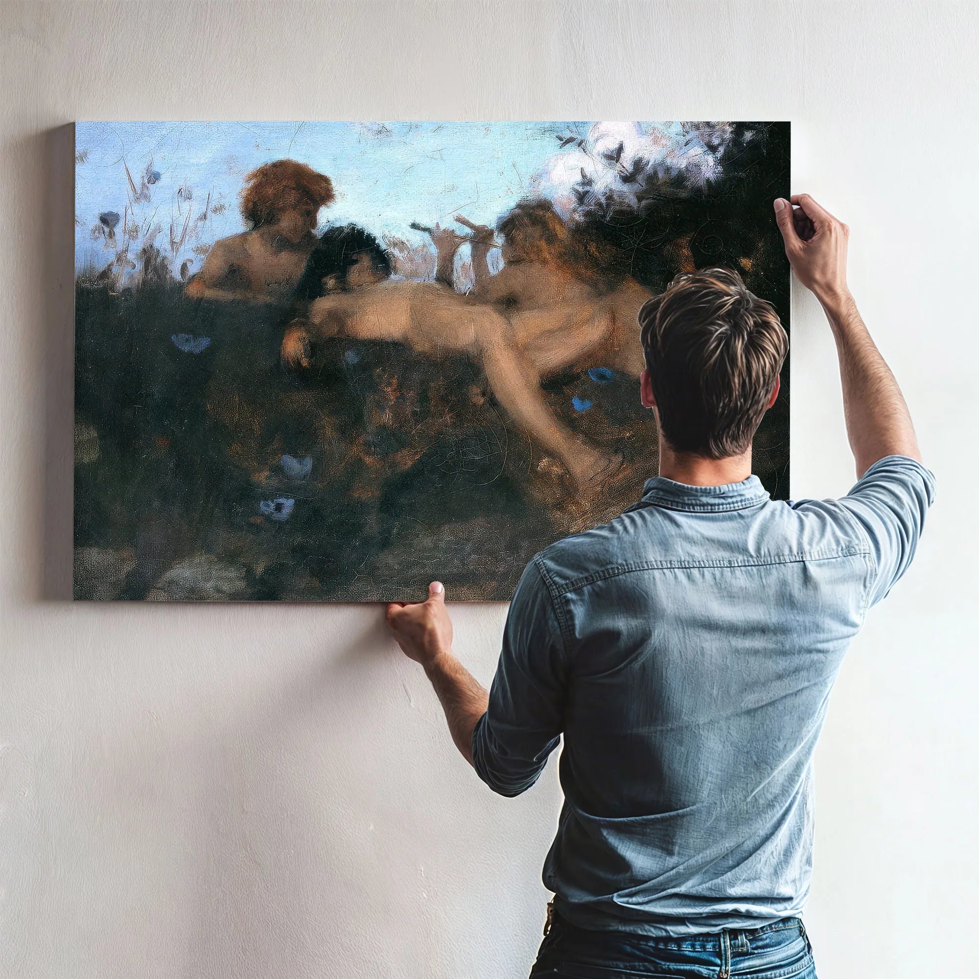A Summer Idyl By John Singer Sargent Fine Art Print
