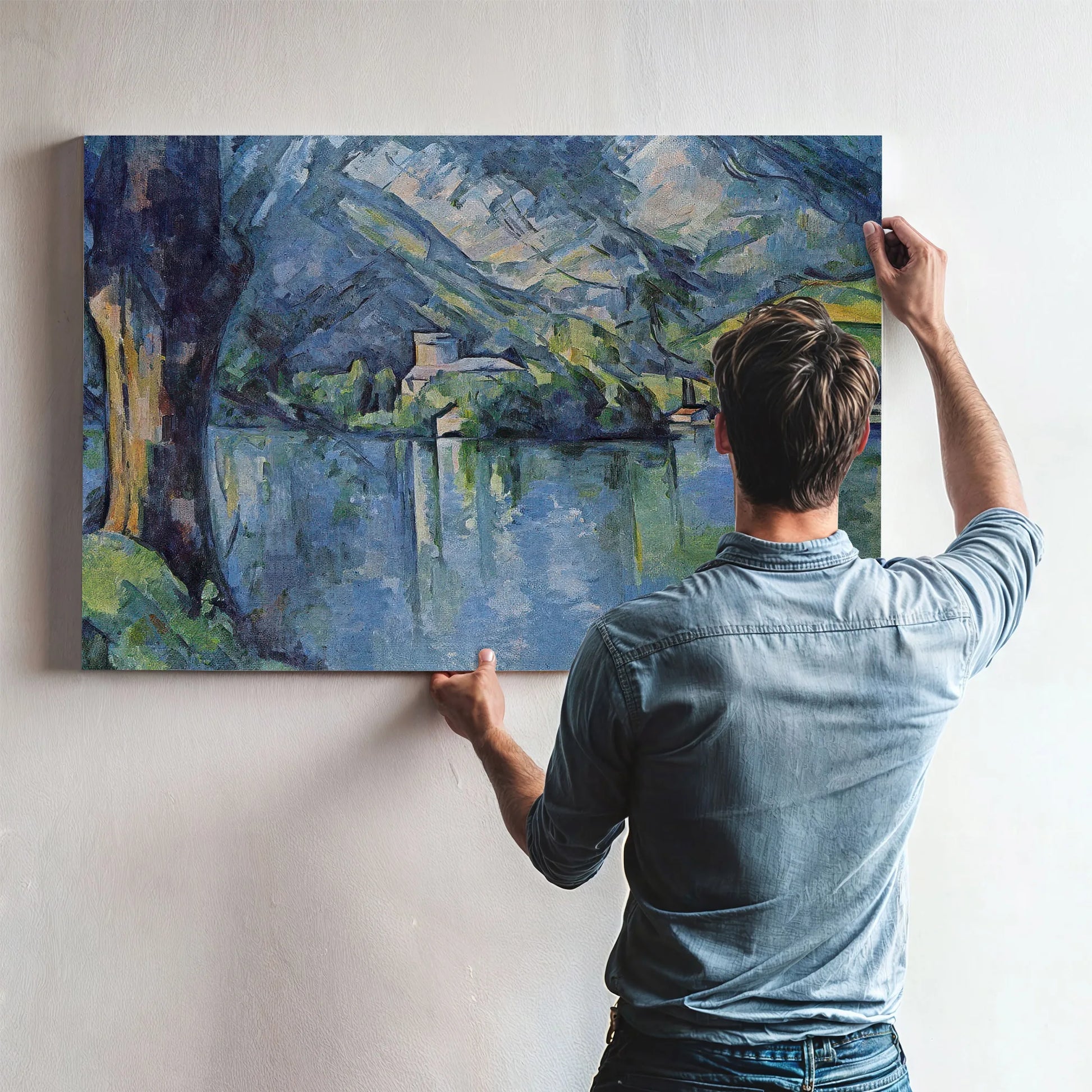 Lac D 2039 Annecy 1896 By Paul Cezanne Fine Art Print
