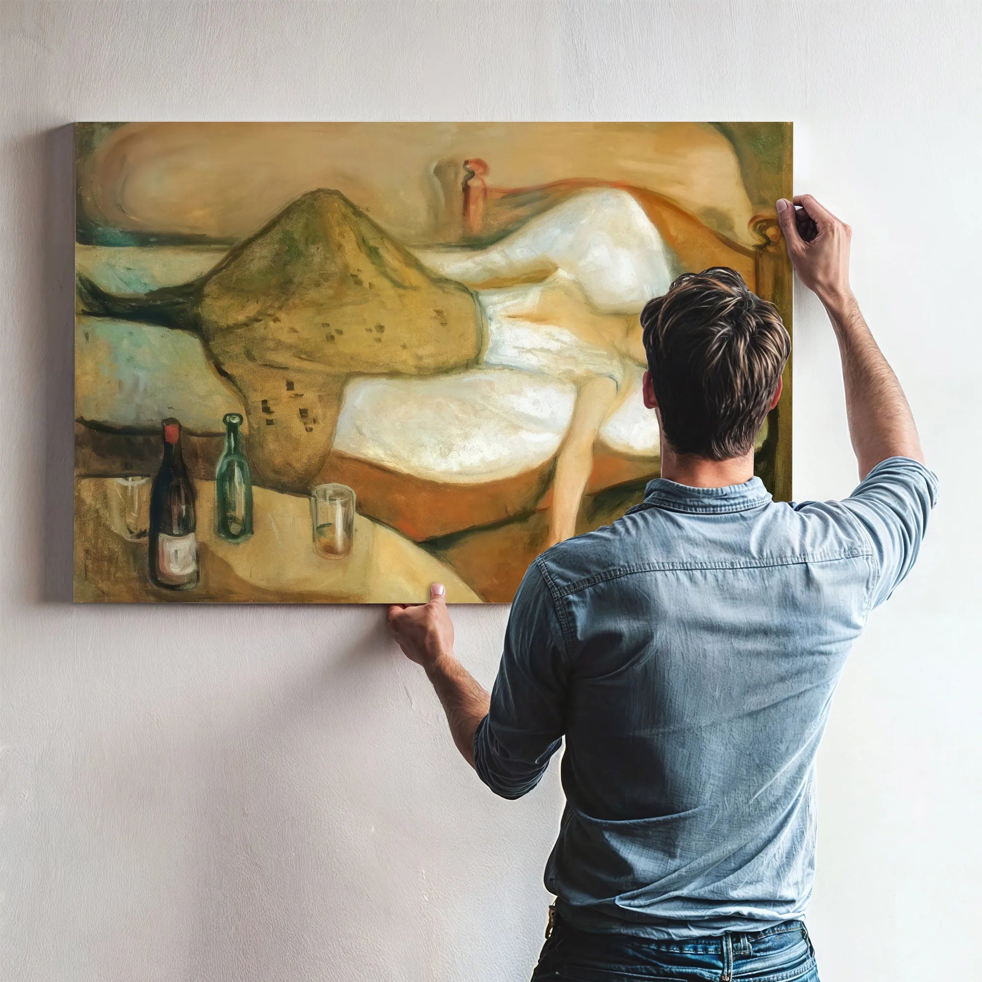 The Day After 189495 By Edvard Munch Fine Art Print
