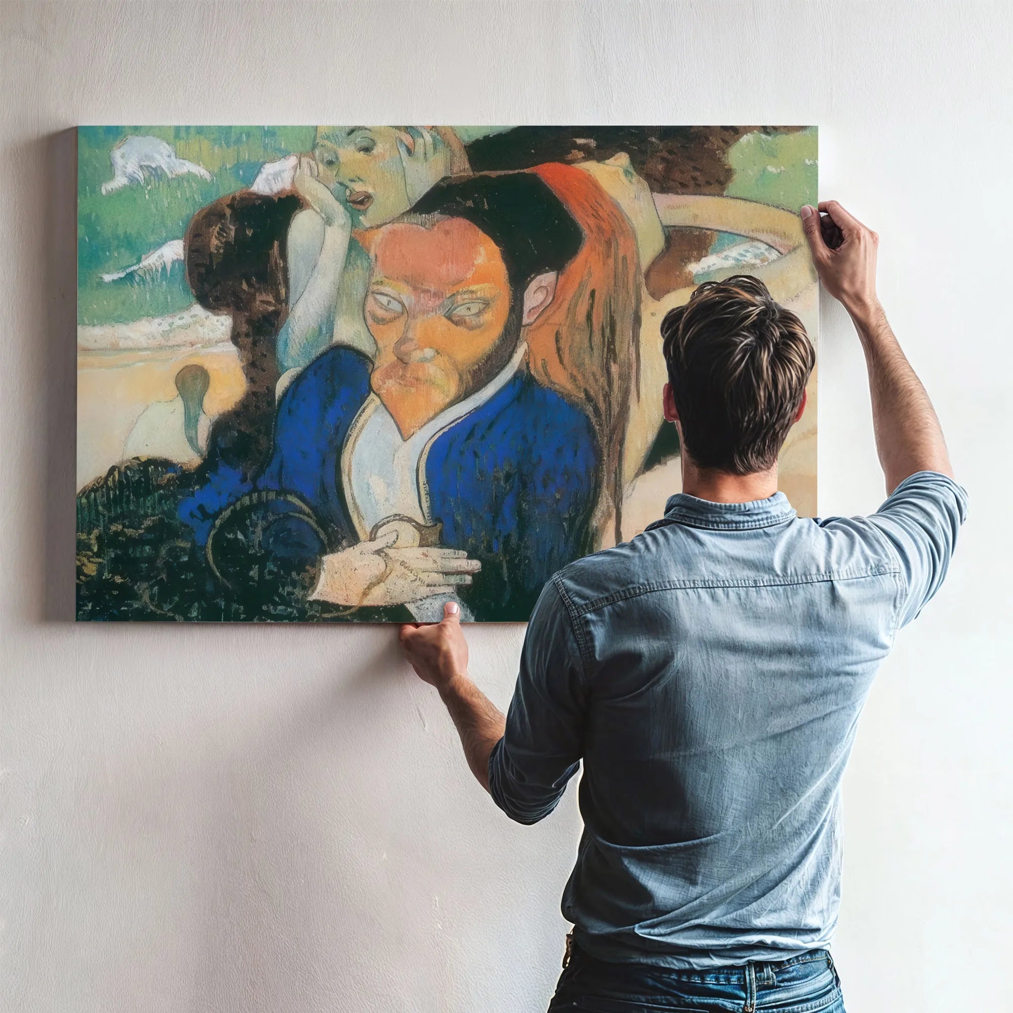 Nirvana ( Portrait Of Meyer De Haan) By Paul Gauguin Fine Art Print