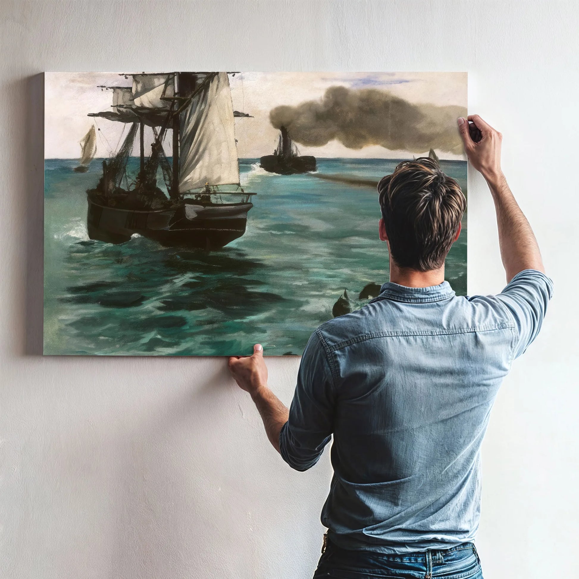 Marine View By Edouard Manet Fine Art Print