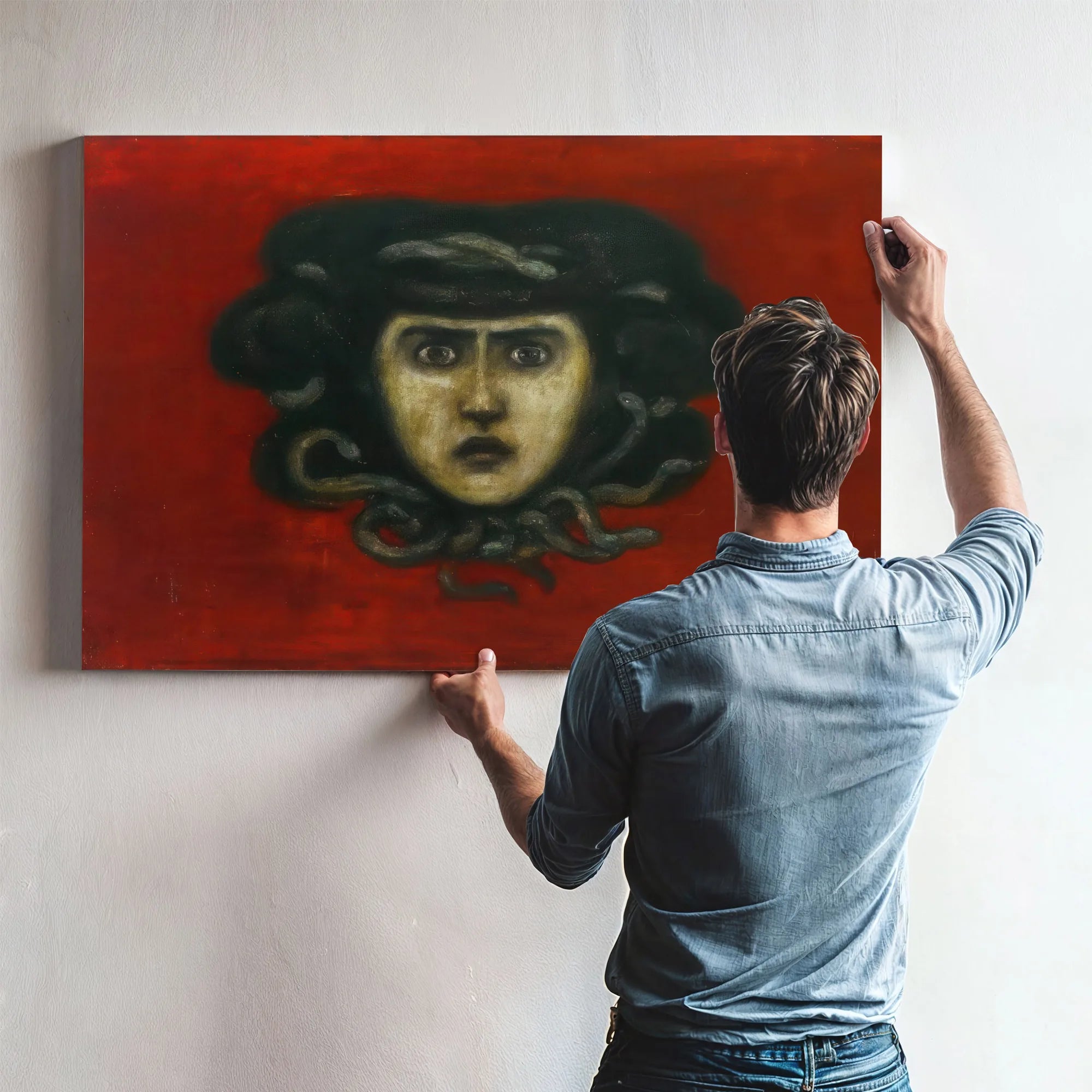 Head Of Medusa By Florine Stettheimer Fine Art Print