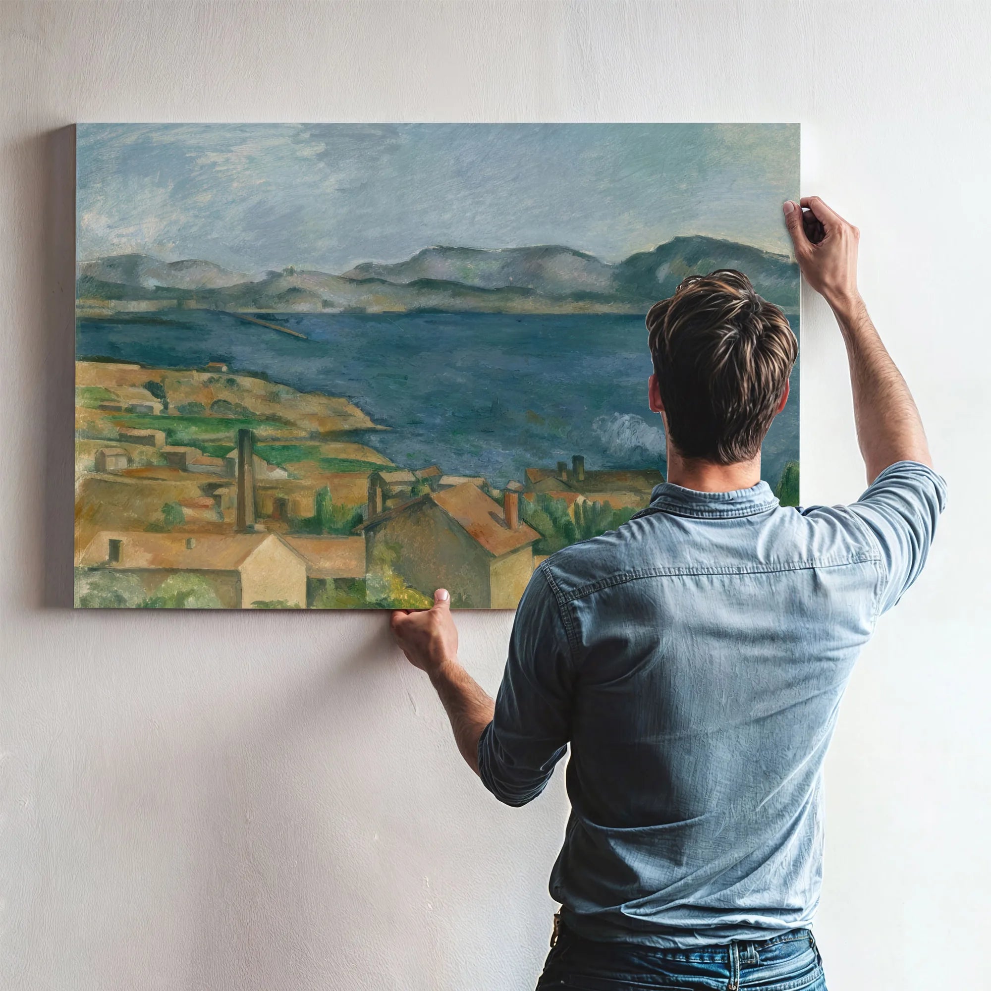 The Bay Of Marseilles Seen From Lestaque By Paul Cezanne Fine Art Print