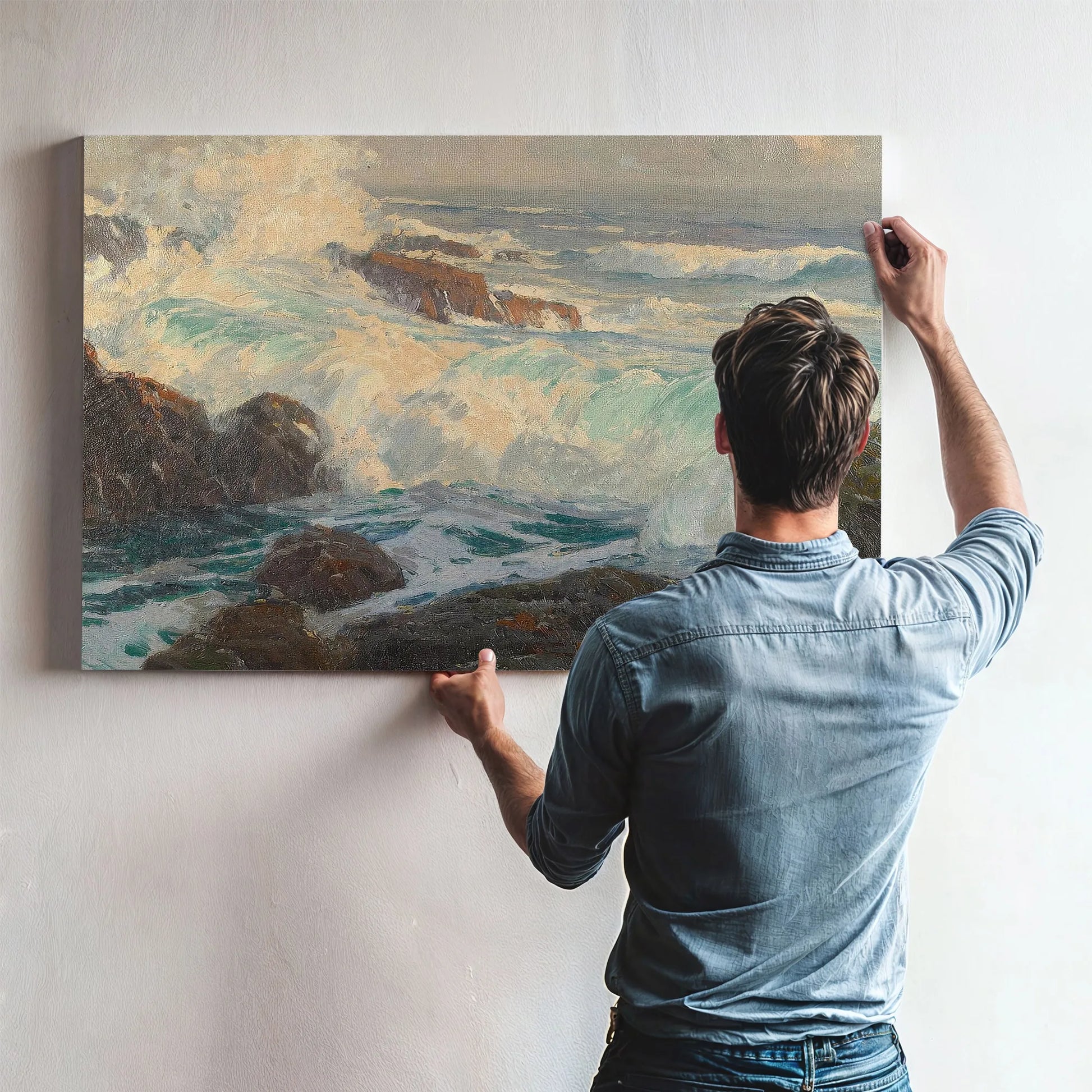 Surf At Laguna' By Edgar Payne Fine Art Print