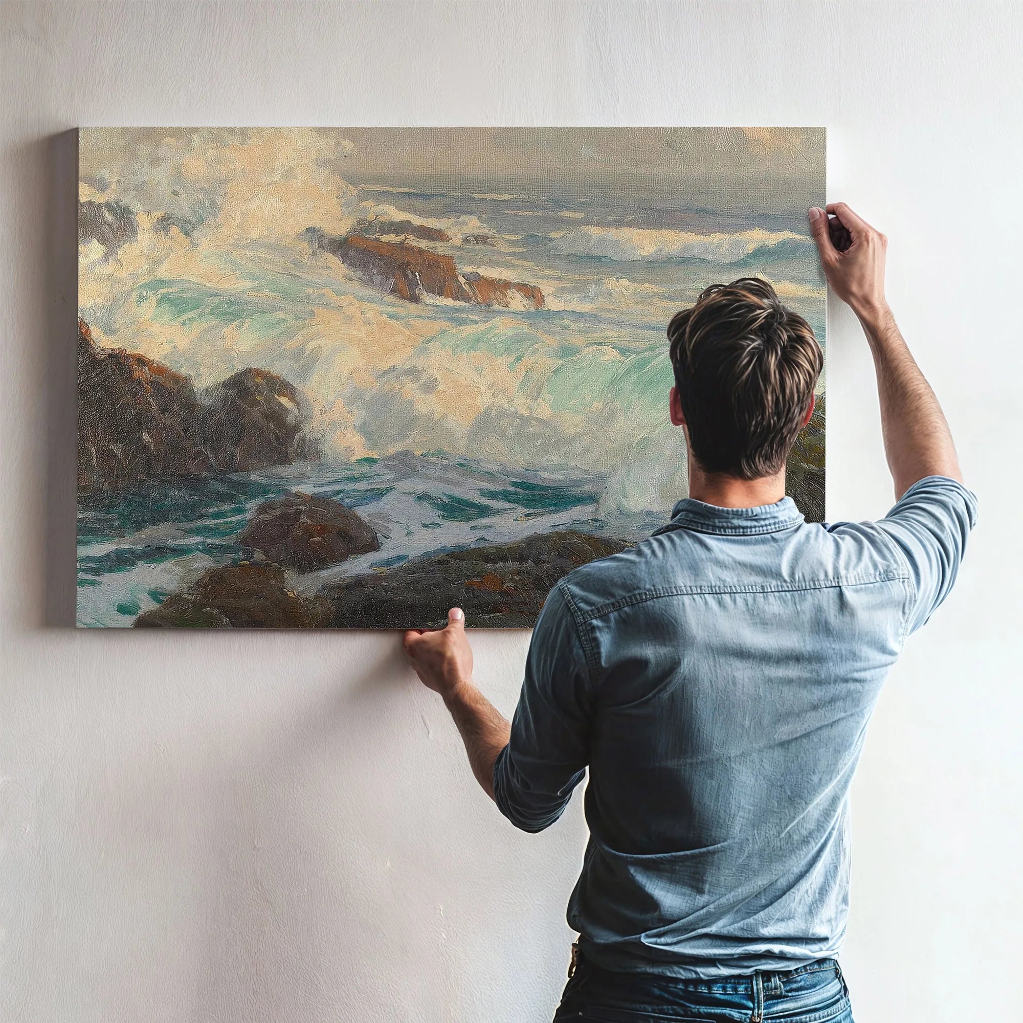 Surf At Laguna' By Edgar Payne Fine Art Print
