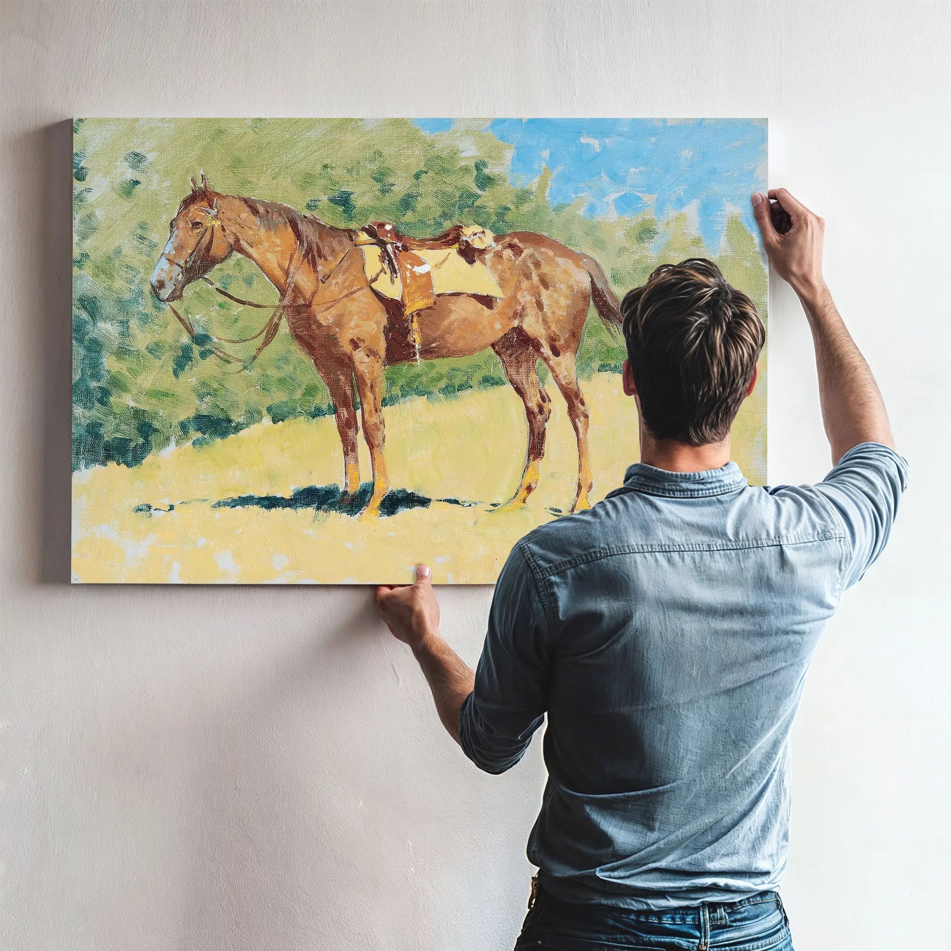 Untitled Horse Study B by Frederic Remington
