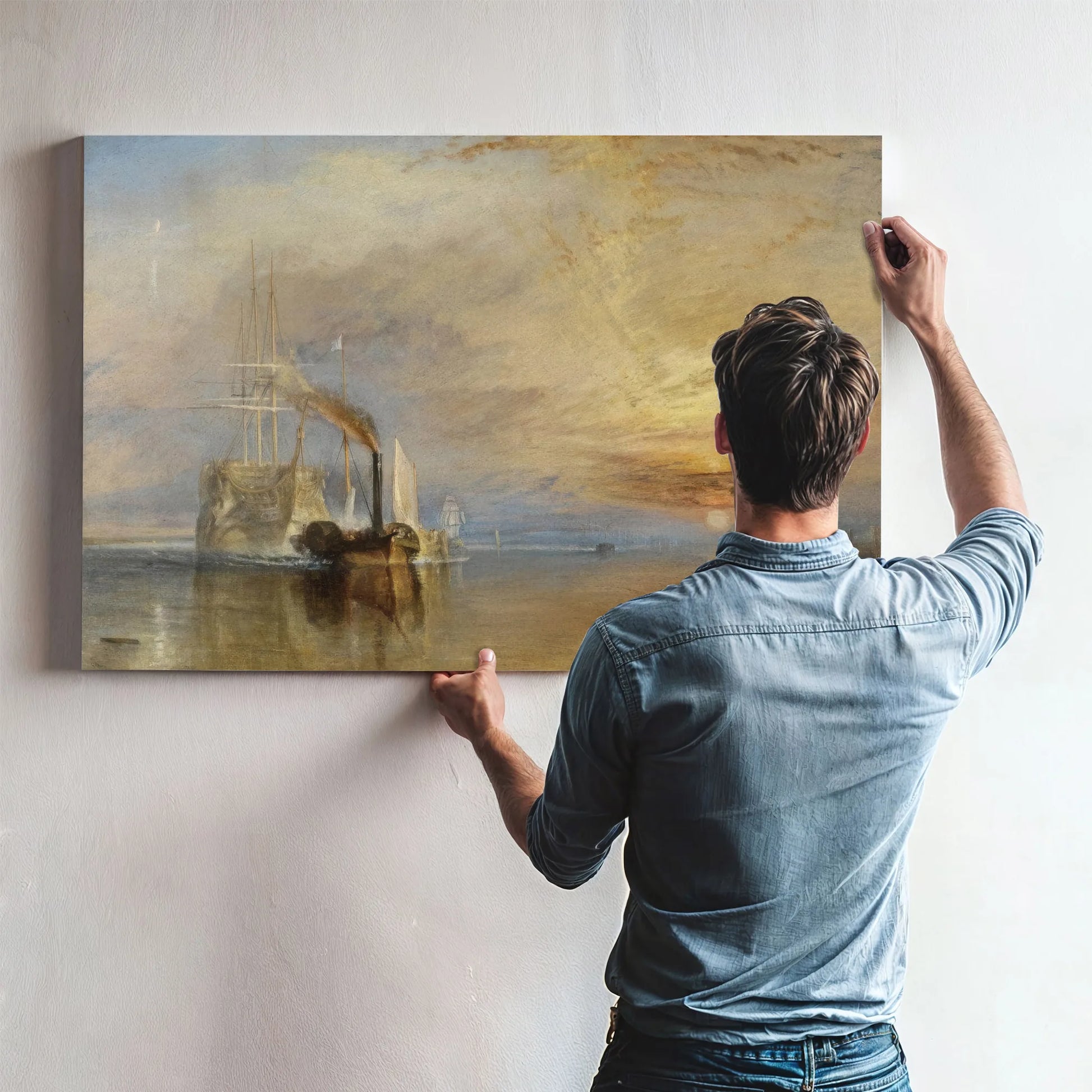 The Fighting Temeraire By Joseph Mallord William Turner Fine Art Print