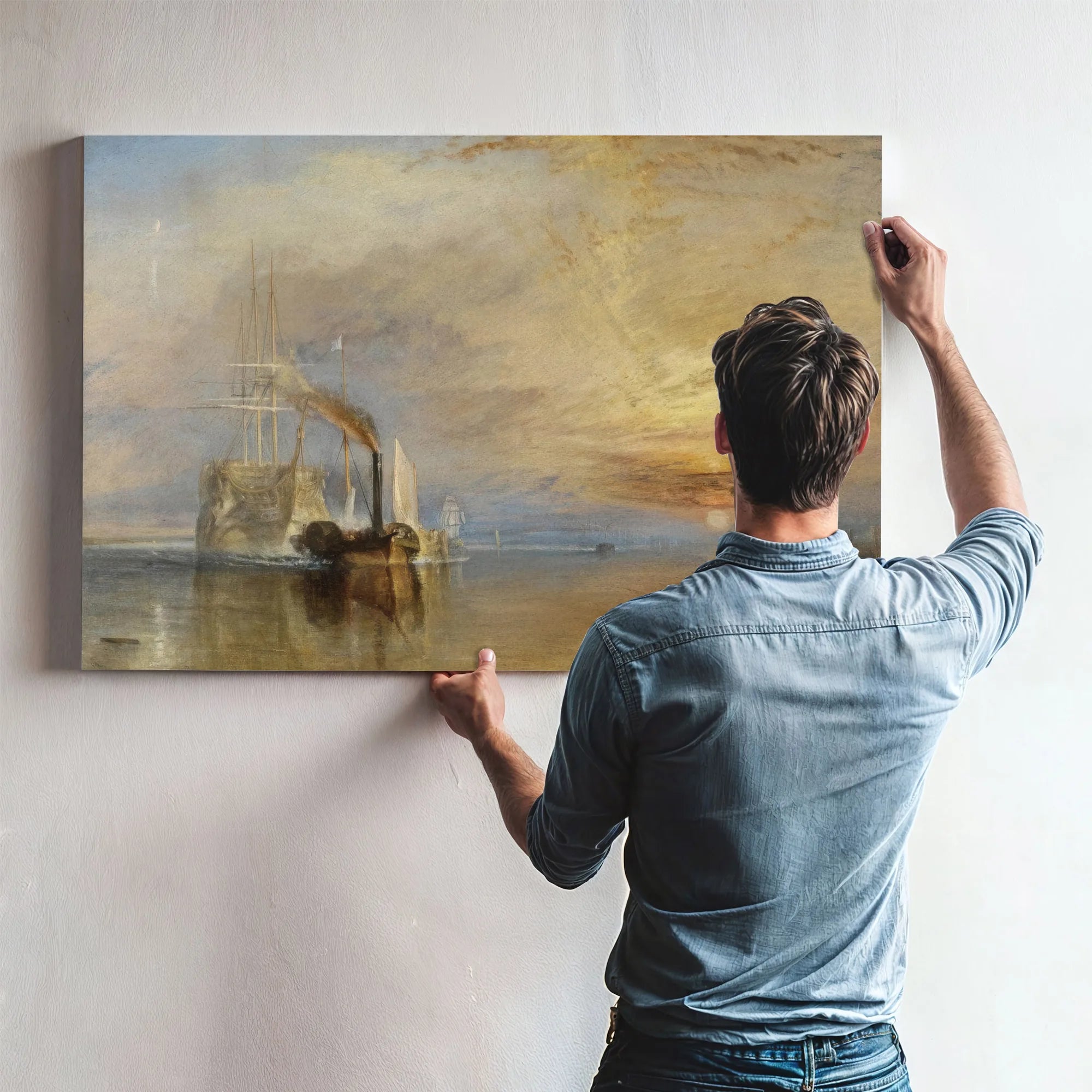 The Fighting Temeraire By Joseph Mallord William Turner Fine Art Print