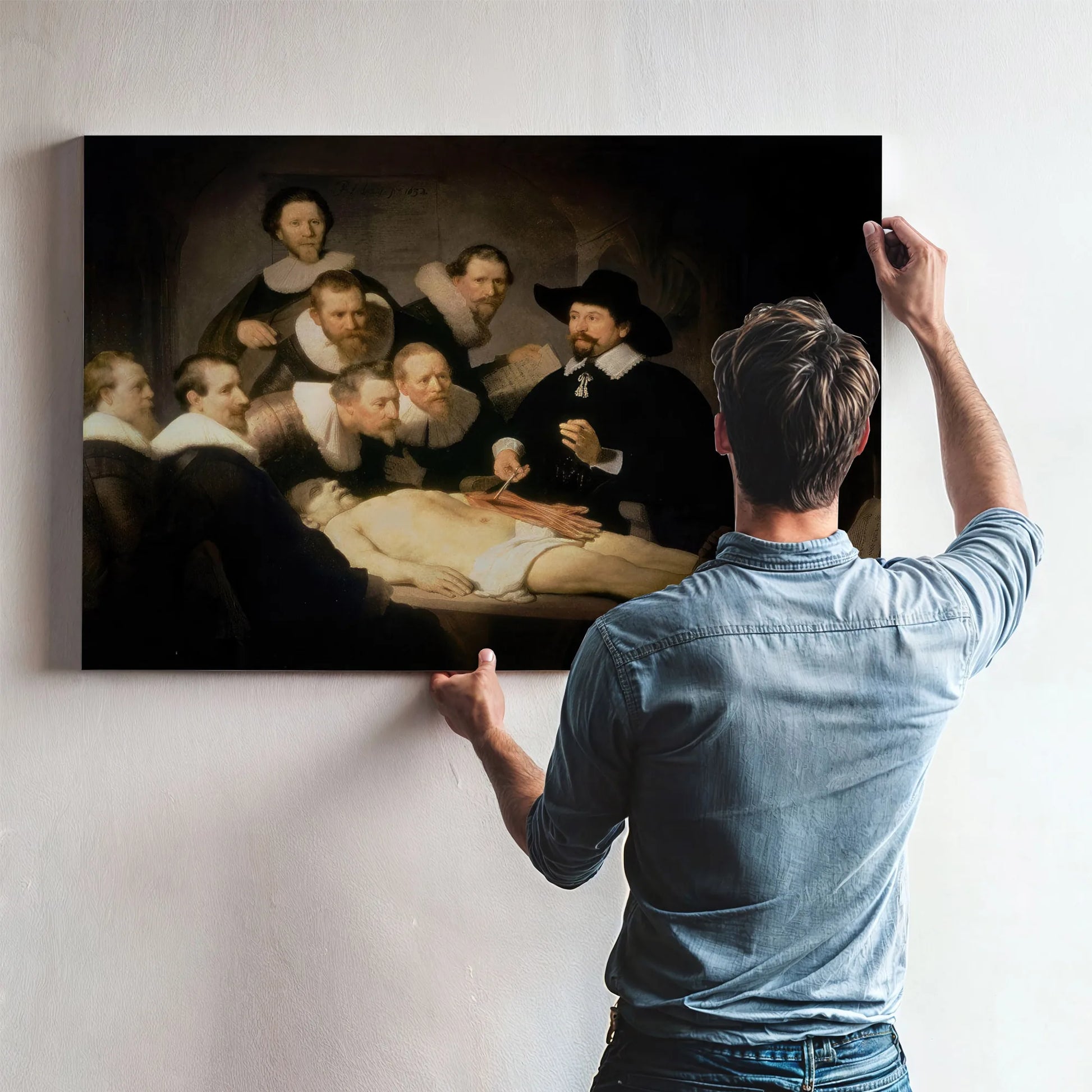 The Anatomy Lesson Of Dr. Nicolaes Tulp By Rembrandt Fine Art Print