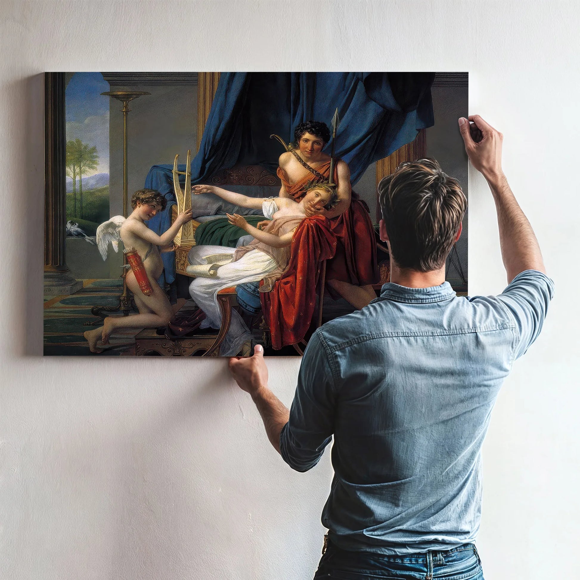 David By Jacques Louis David Fine Art Print