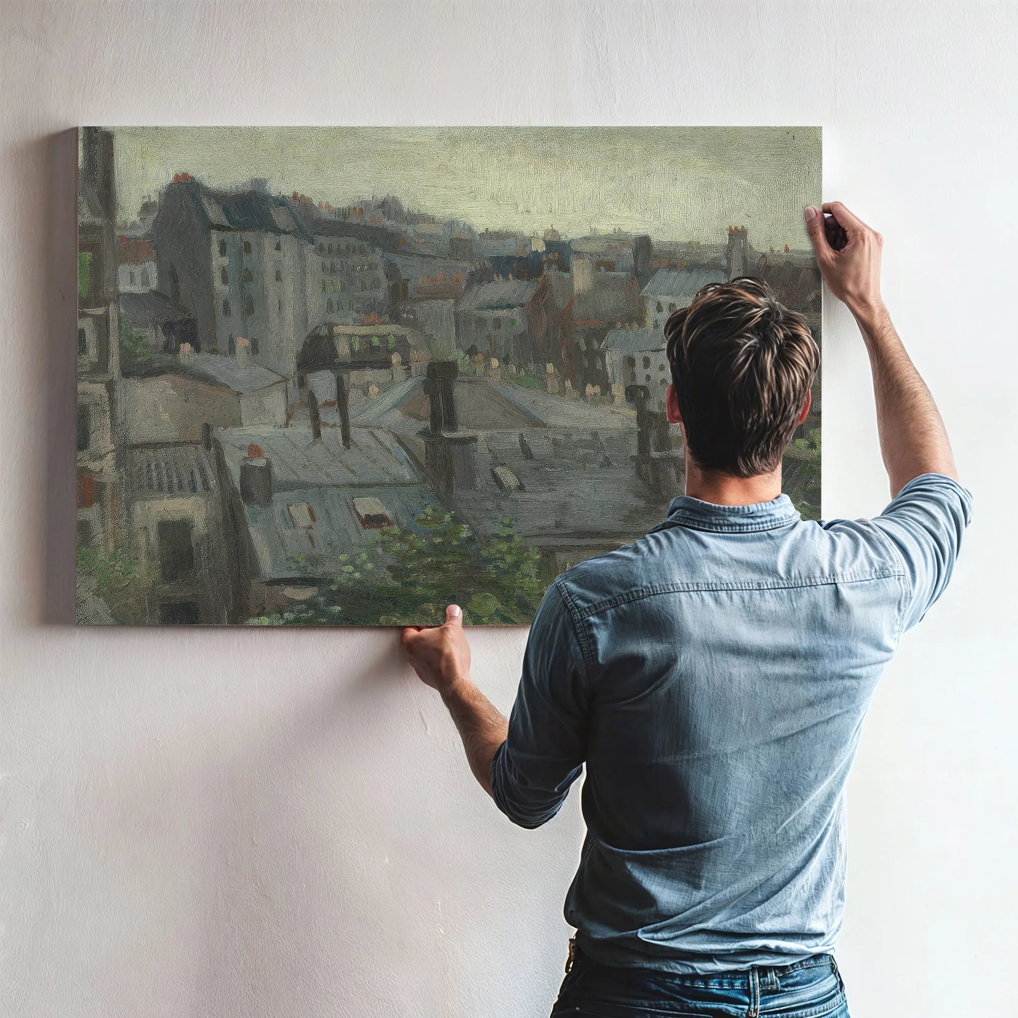 View From Vincent's Studio By Vincent Van Gogh Fine Art Print