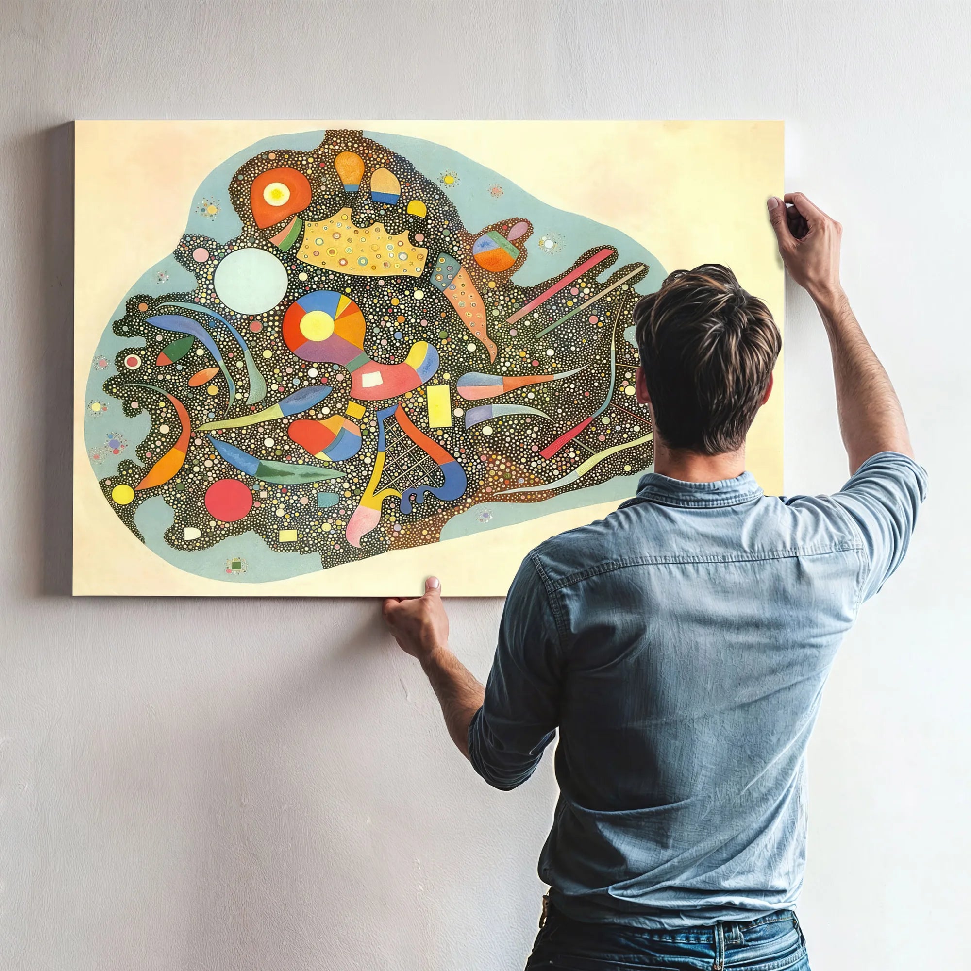 Colourful Ensemble 1938 By Wassily Kandinsky Fine Art Print