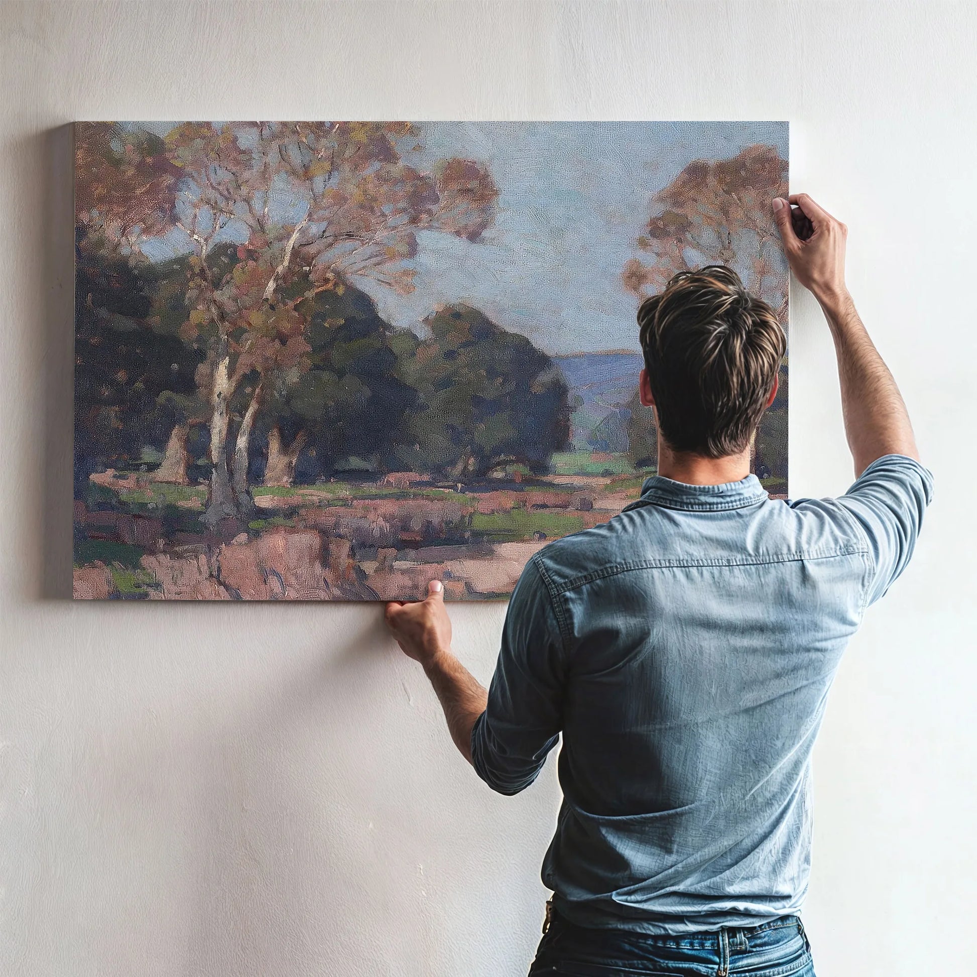 Inland Landscape By Edgar Payne Fine Art Print