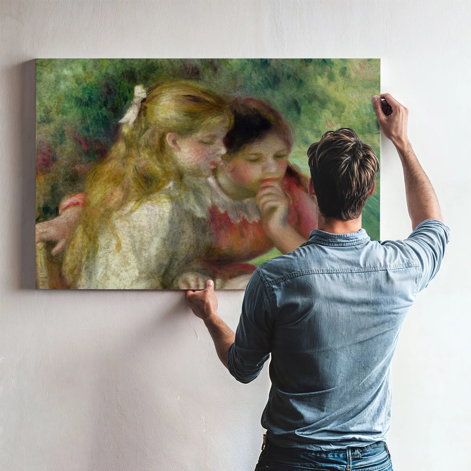The Reading By Pierre Auguste Renoir Fine Art Print