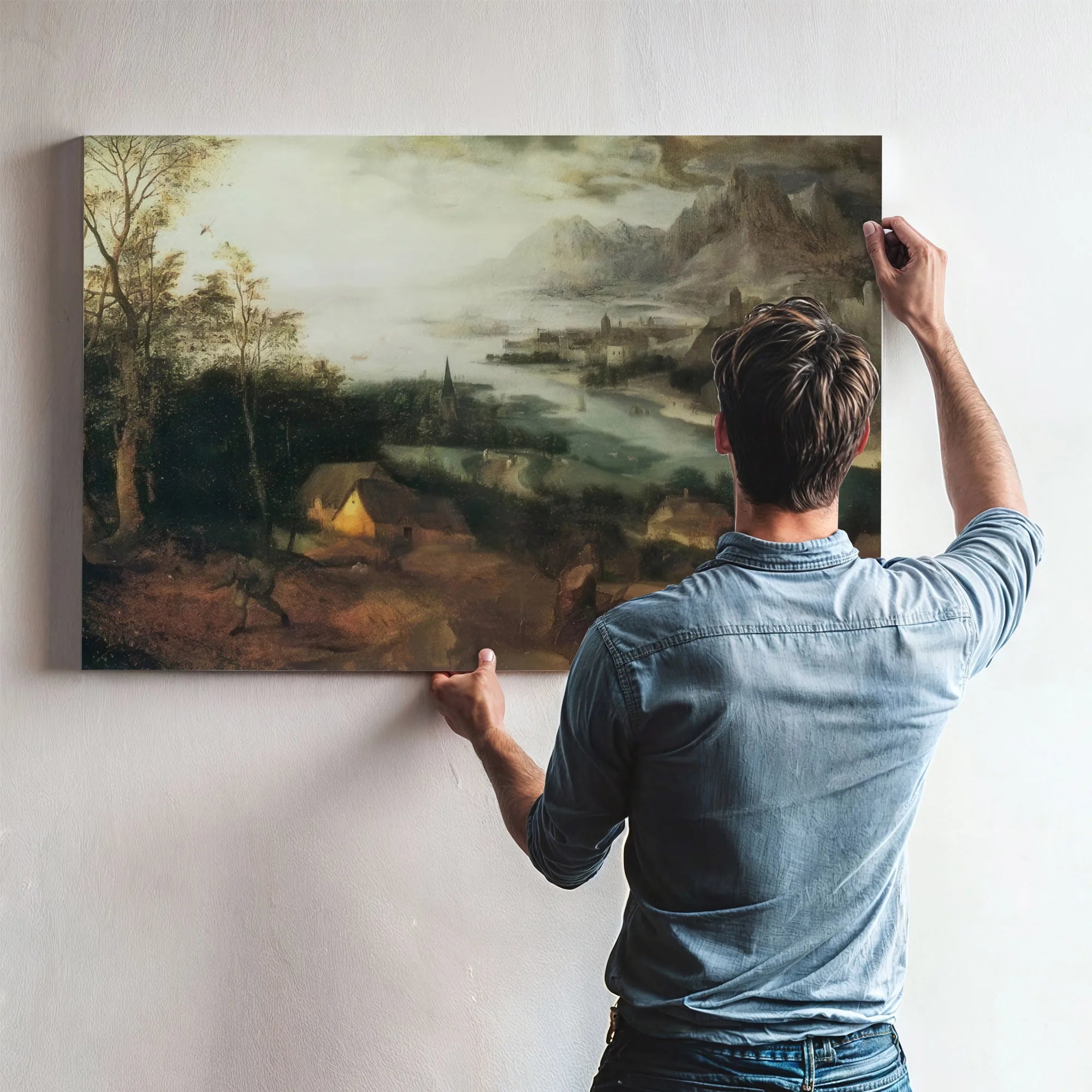 Landscape With The Parable Of The Sower 1557 By Pieter Bruegel Fine Art Print