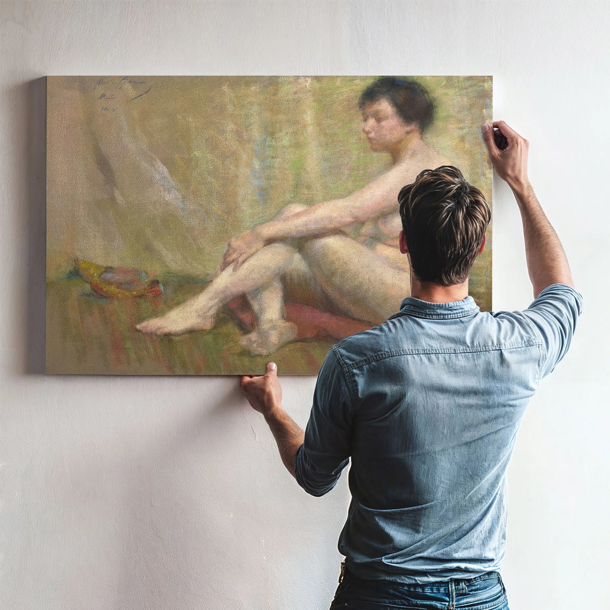 Between Poses By Alice Pike Barney Fine Art Print