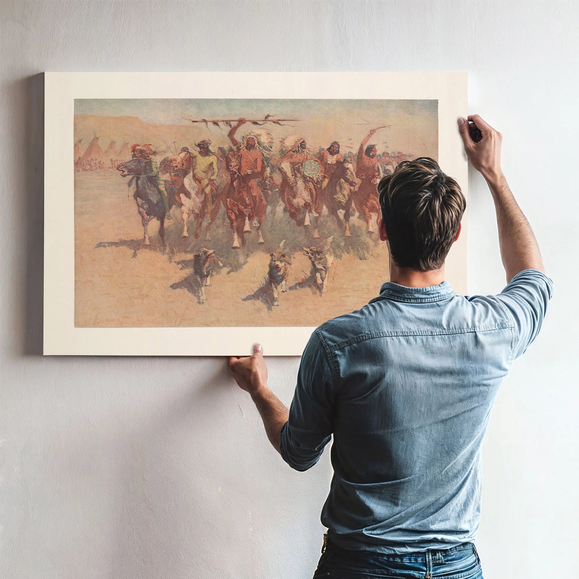 The Ceremony Of The Scalps by Frederic Remington