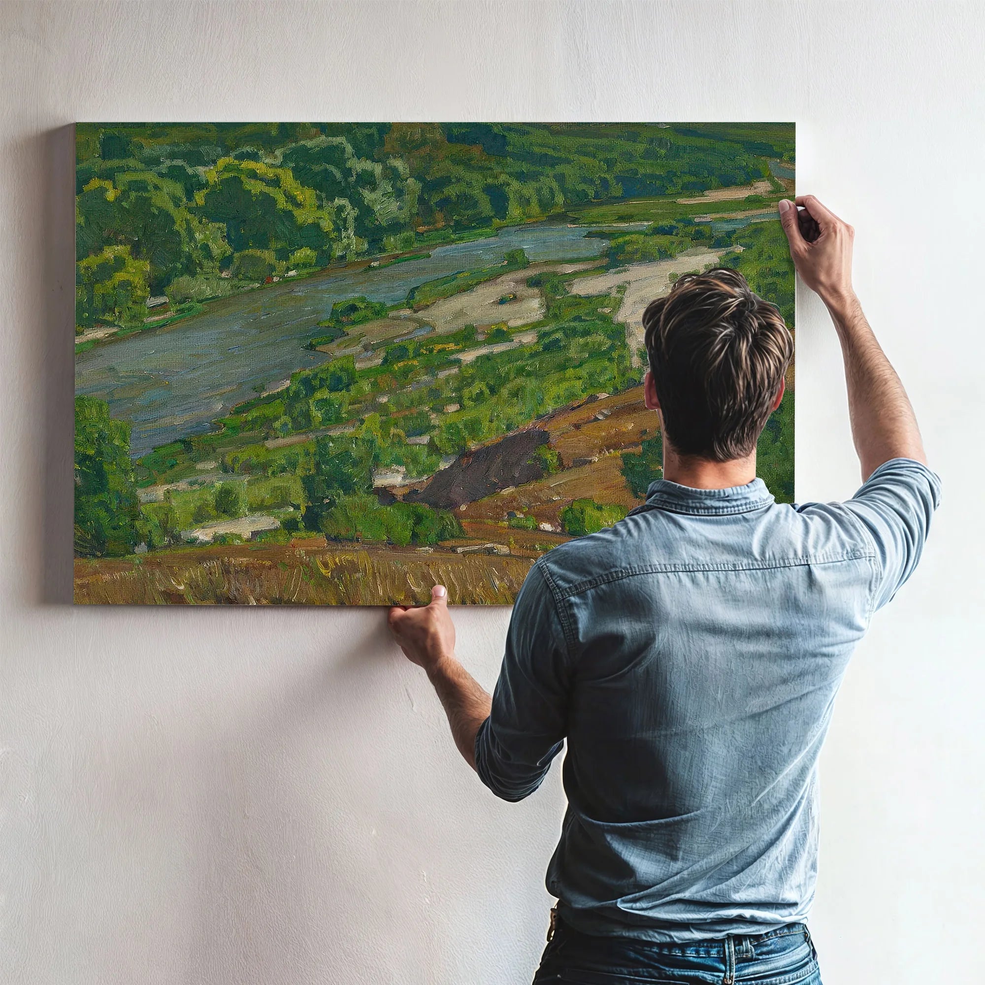 Santa Ana River 1928 By William Wendt Fine Art Print