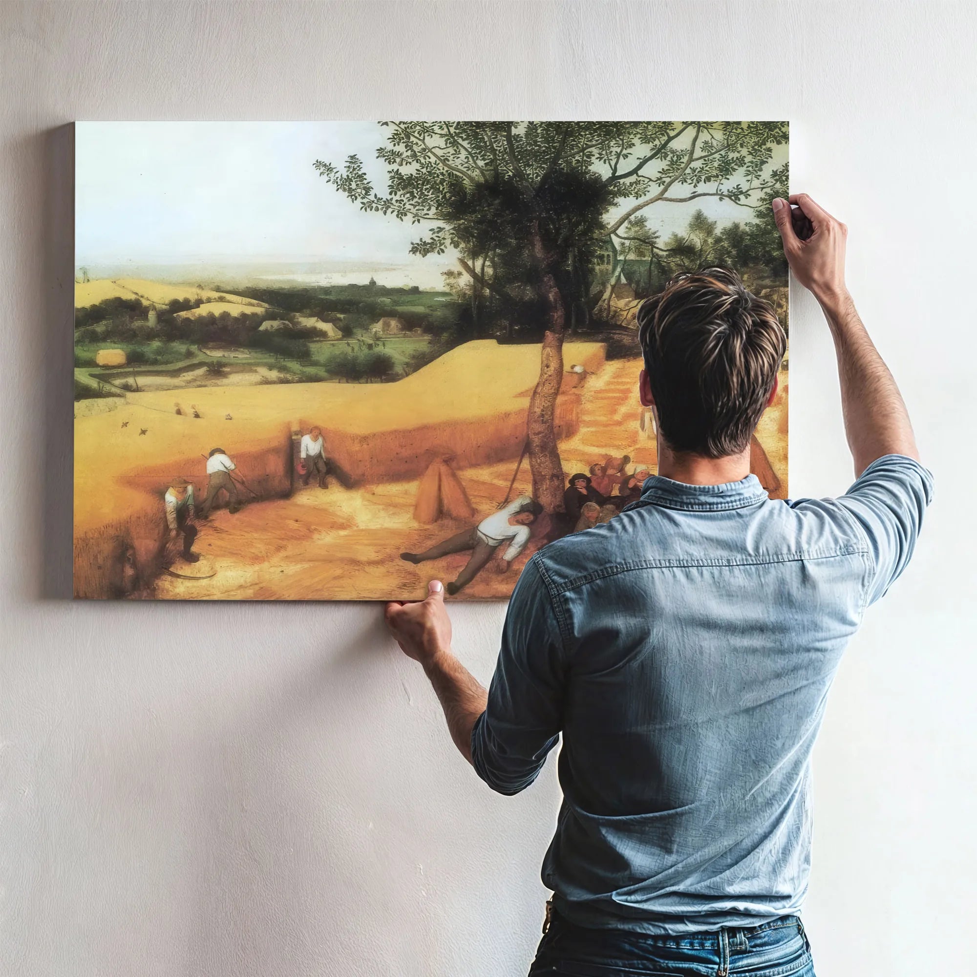 The Corn Harvest 1565 By Pieter Bruegel Fine Art Print