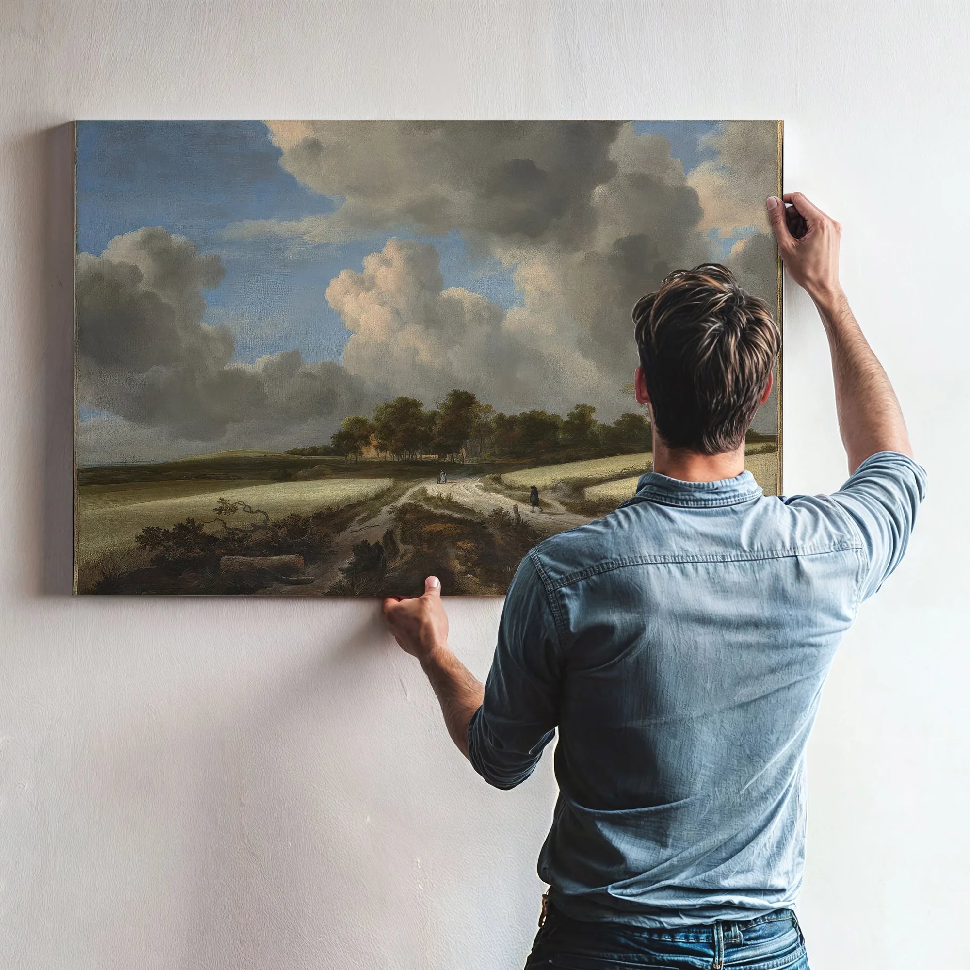 Wheat Fields By Jacob Van Rusdael Fine Art Print