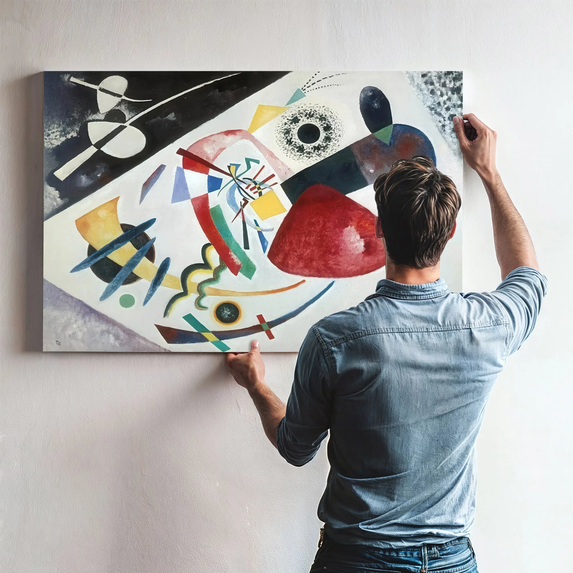 Red Spot Ii By Wassily Kandinsky Fine Art Print