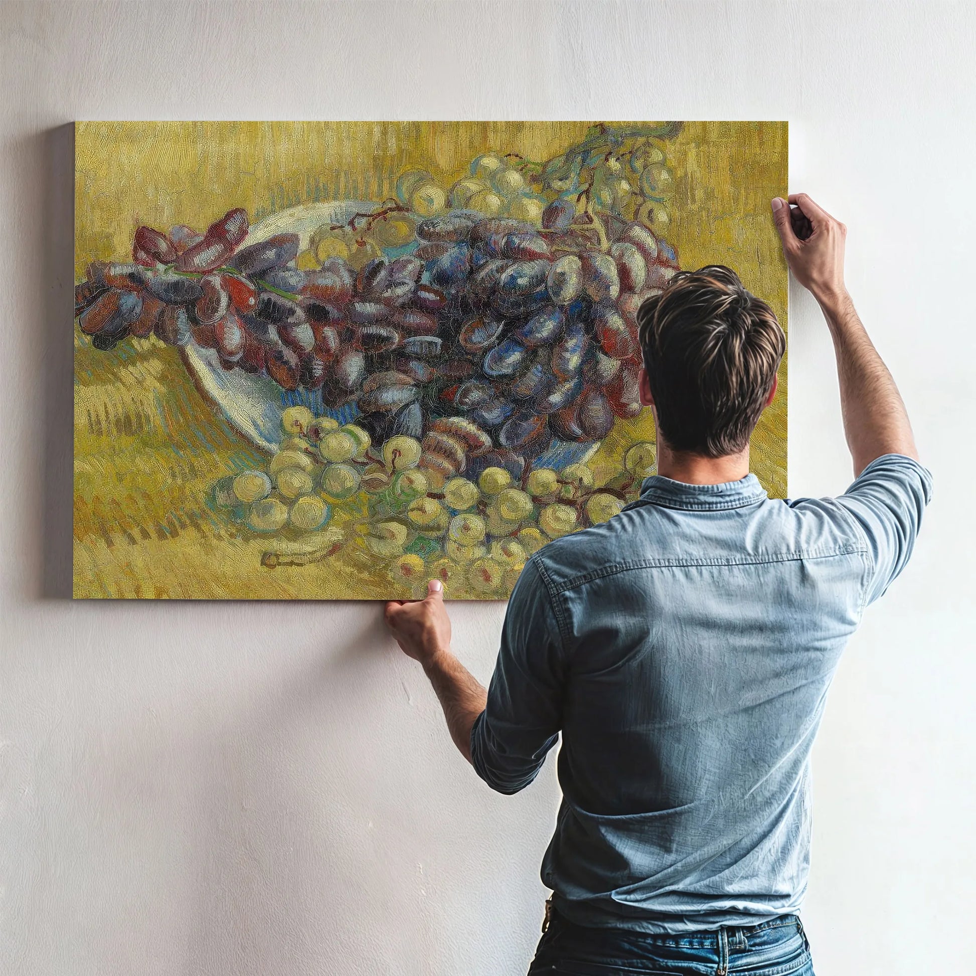 Grapes By Vincent Van Gogh Fine Art Print