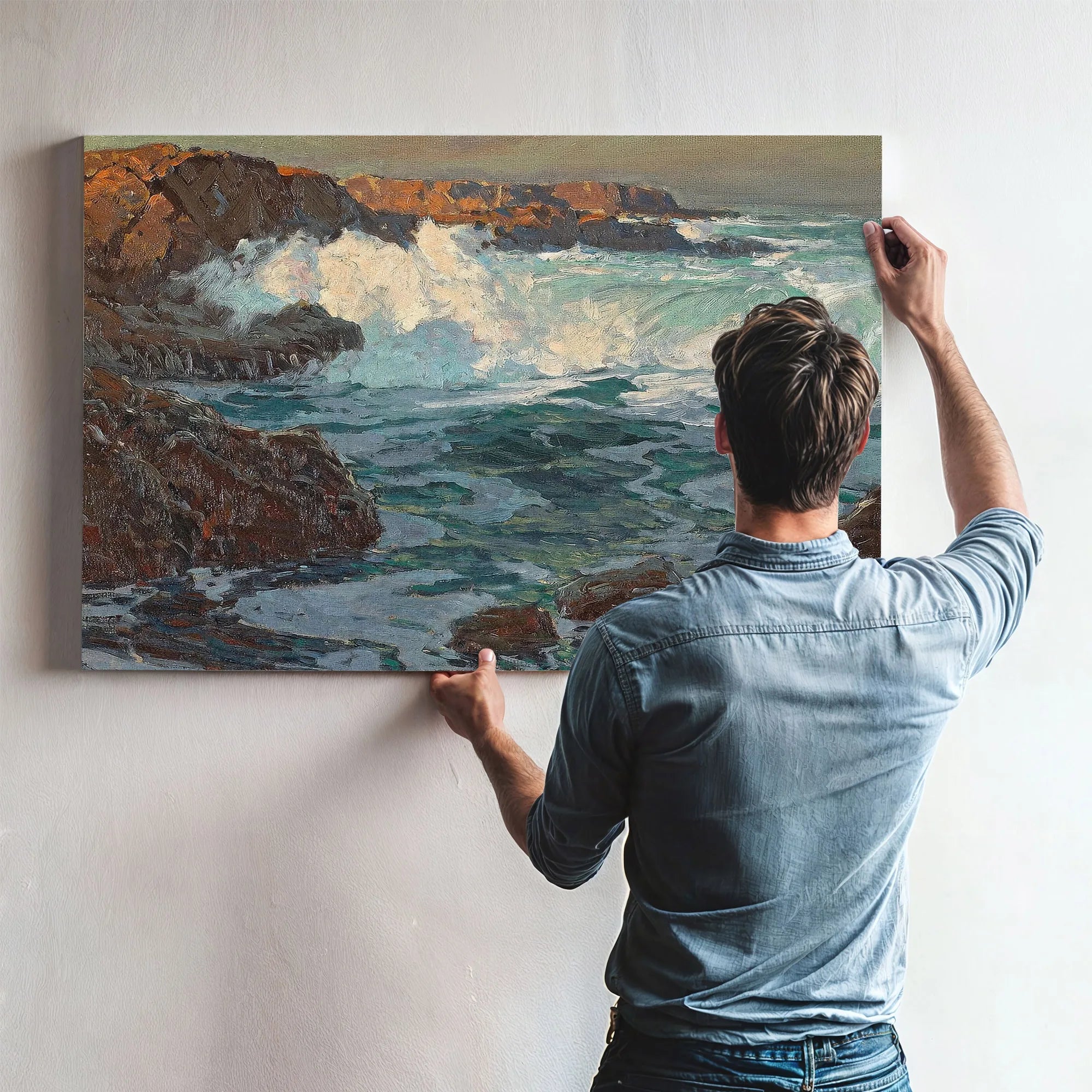 Surging Sea By Edgar Payne Fine Art Print