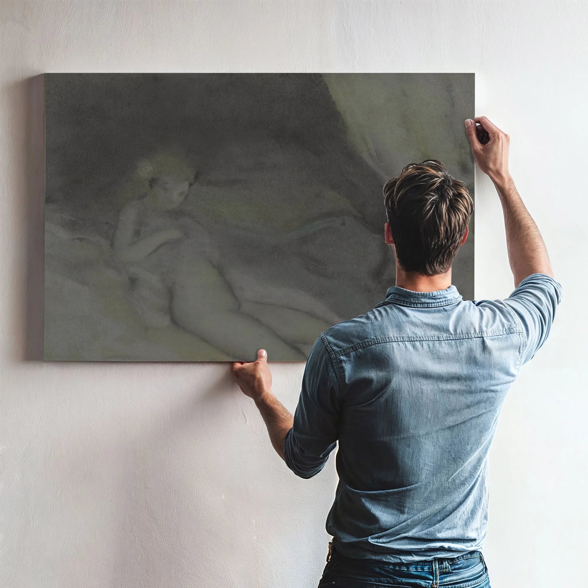 Untitled Reclining Woman 1909 By Everett Shinn Fine Art Print