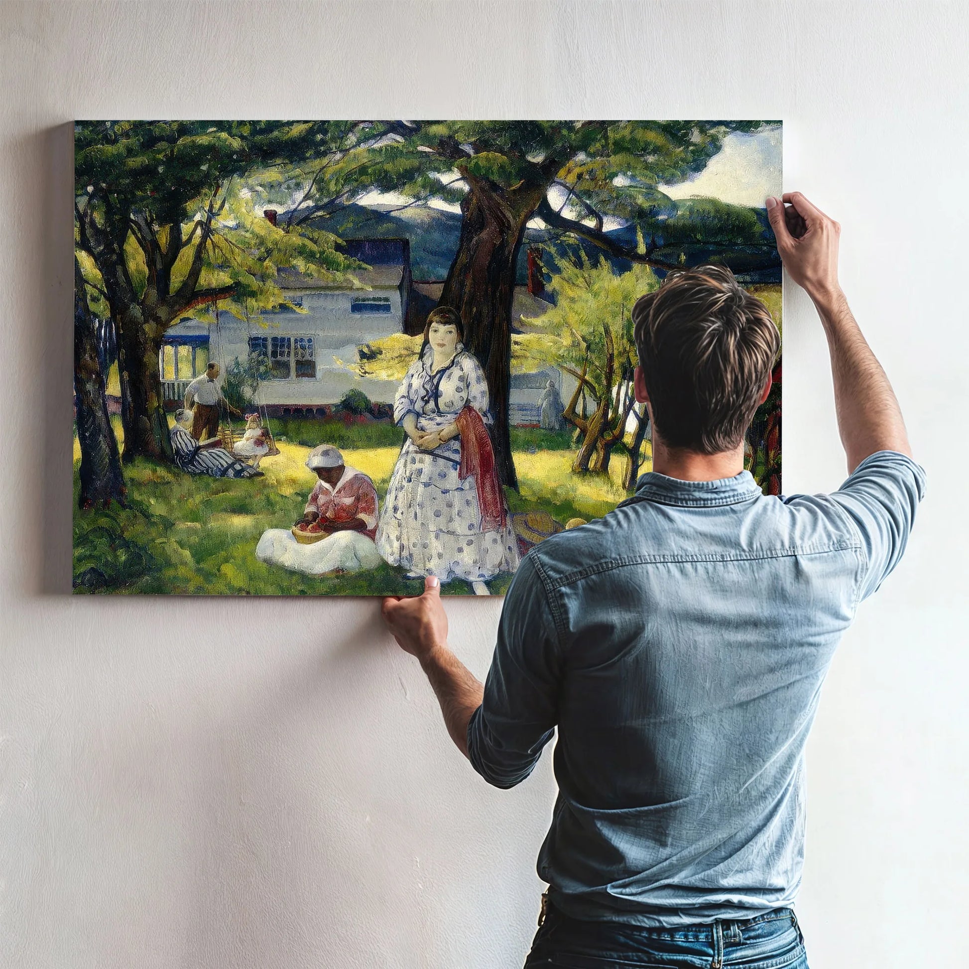 In The Country By Leon Kroll Fine Art Print