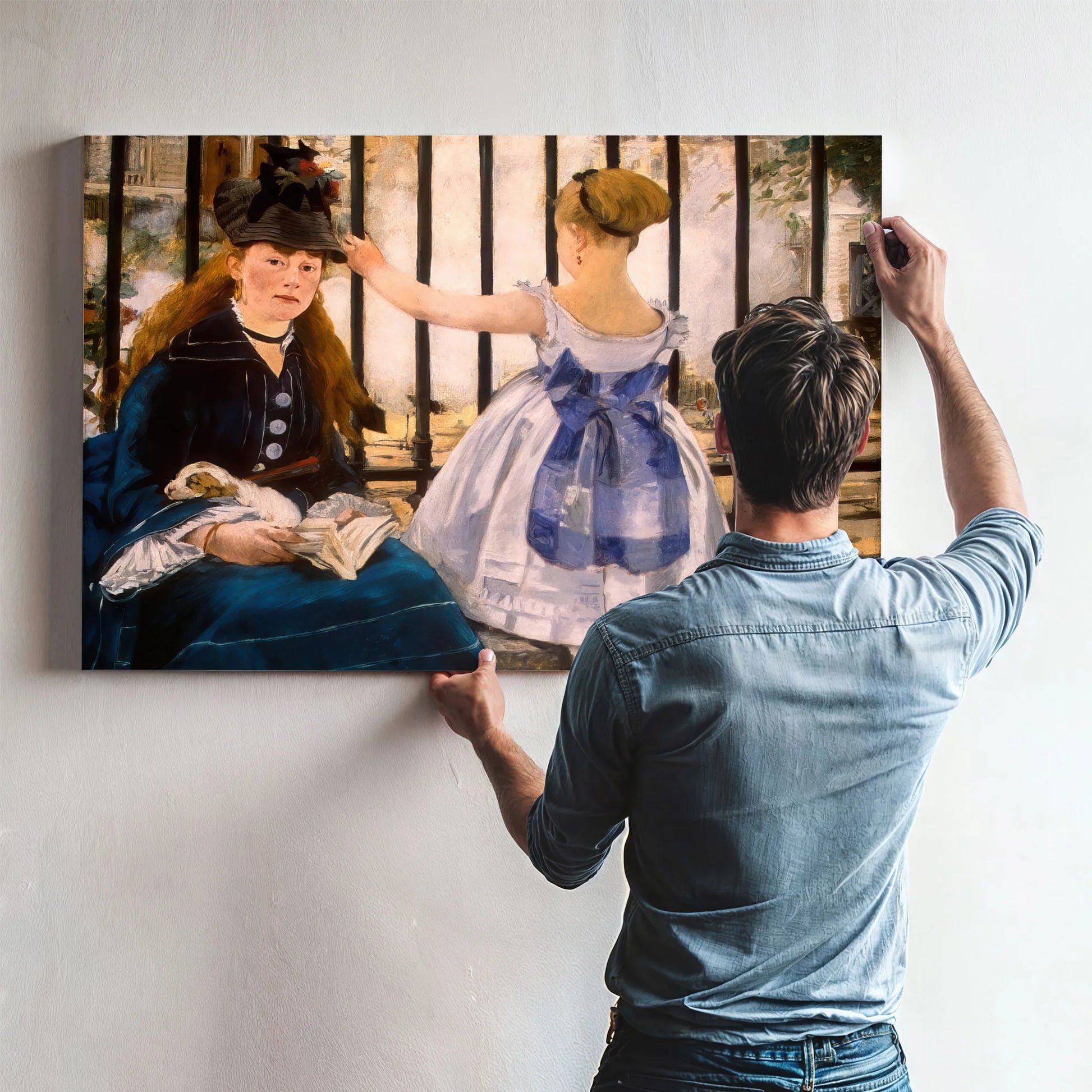 The Railway By Edouard Manet Fine Art Print