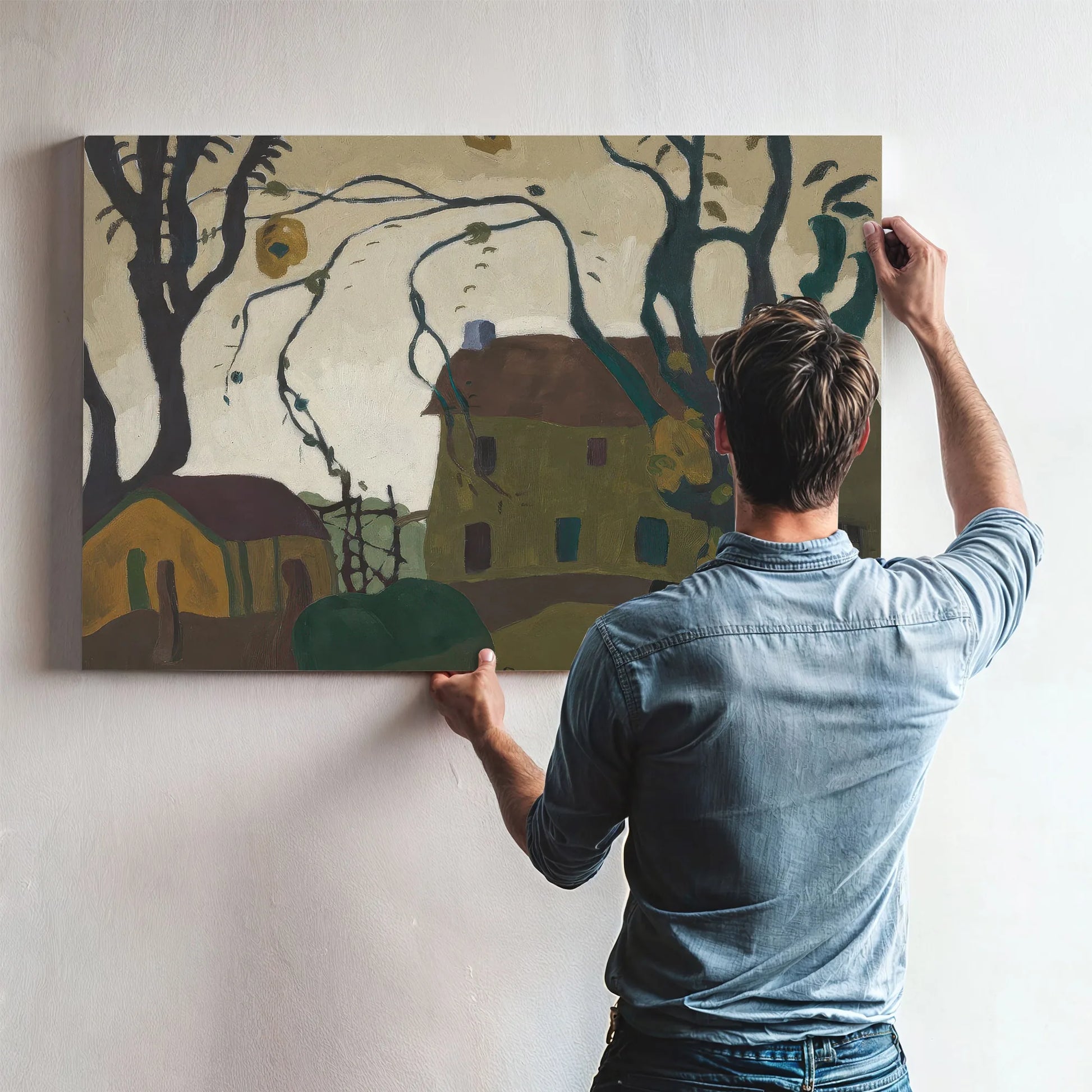 The Green House By Arthur Dove Fine Art Print