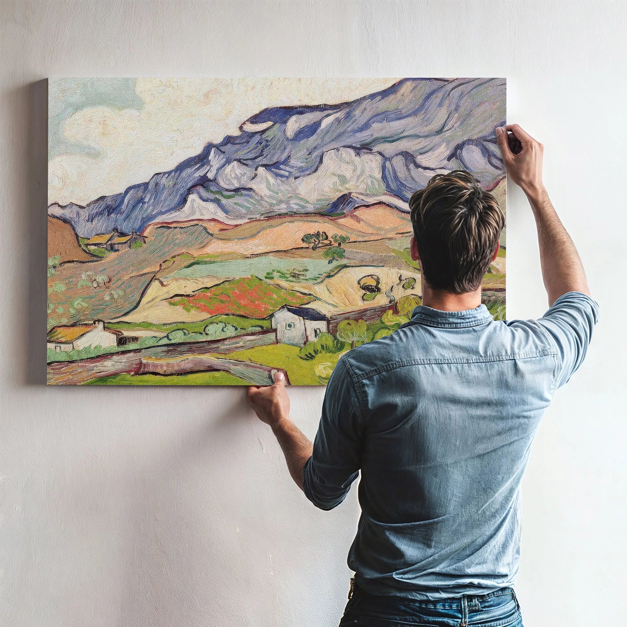 The Alpilles By Vincent Van Gogh Fine Art Print