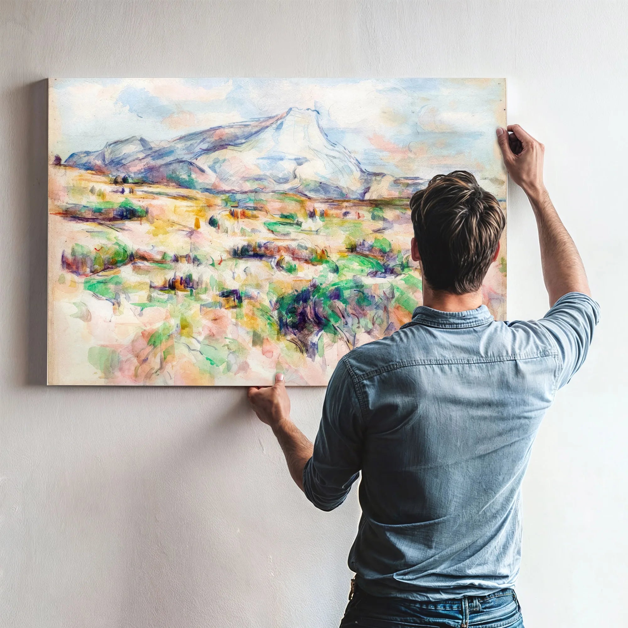 Mont Saint Victoire By Paul Cezanne Fine Art Print