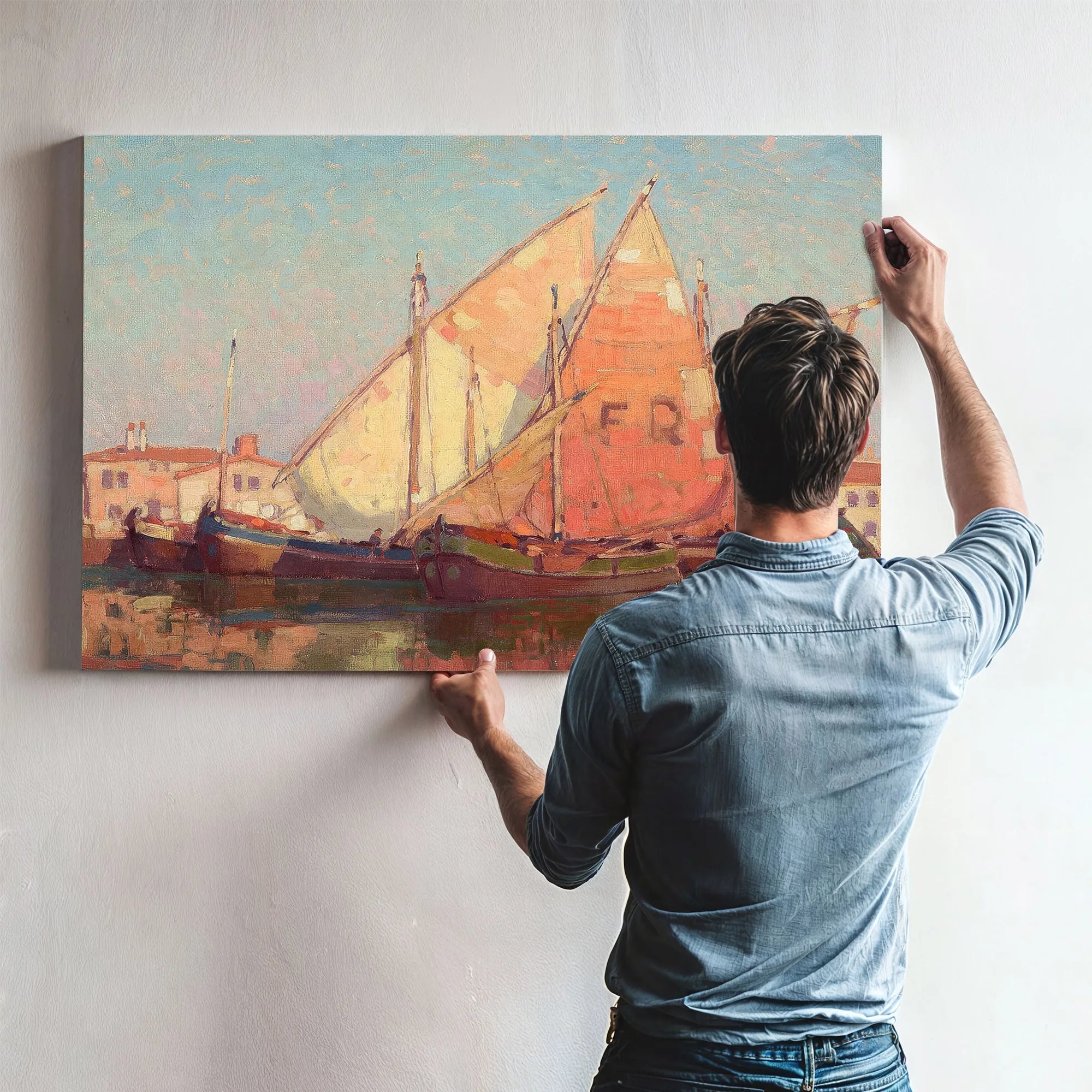 Chioggia Boats By Edgar Payne Fine Art Print