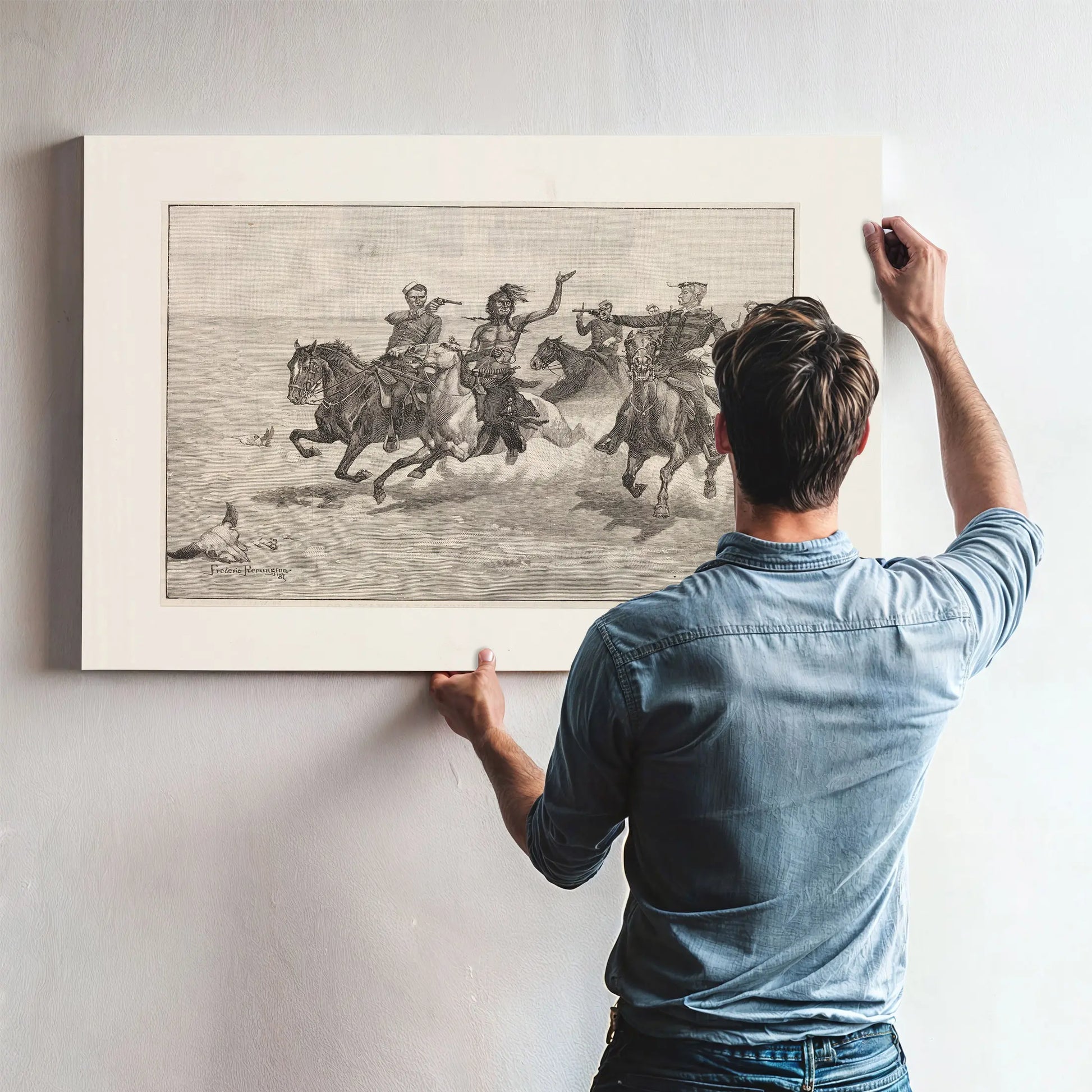 Arrest Of A Blackfeet Murderer by Frederic Remington